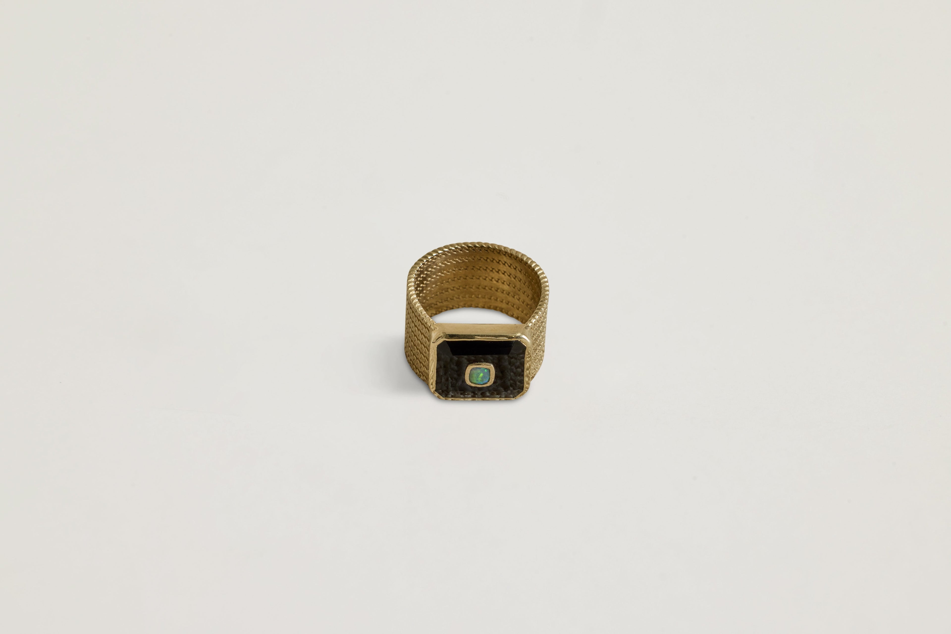 Nicky Kehoe - Anton No. 2 Ring, Black Onyx (Size 52)