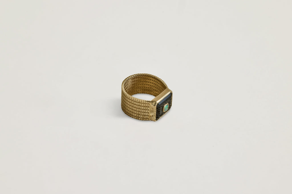 Nicky Kehoe - Anton No. 2 Ring, Black Onyx (Size 52)