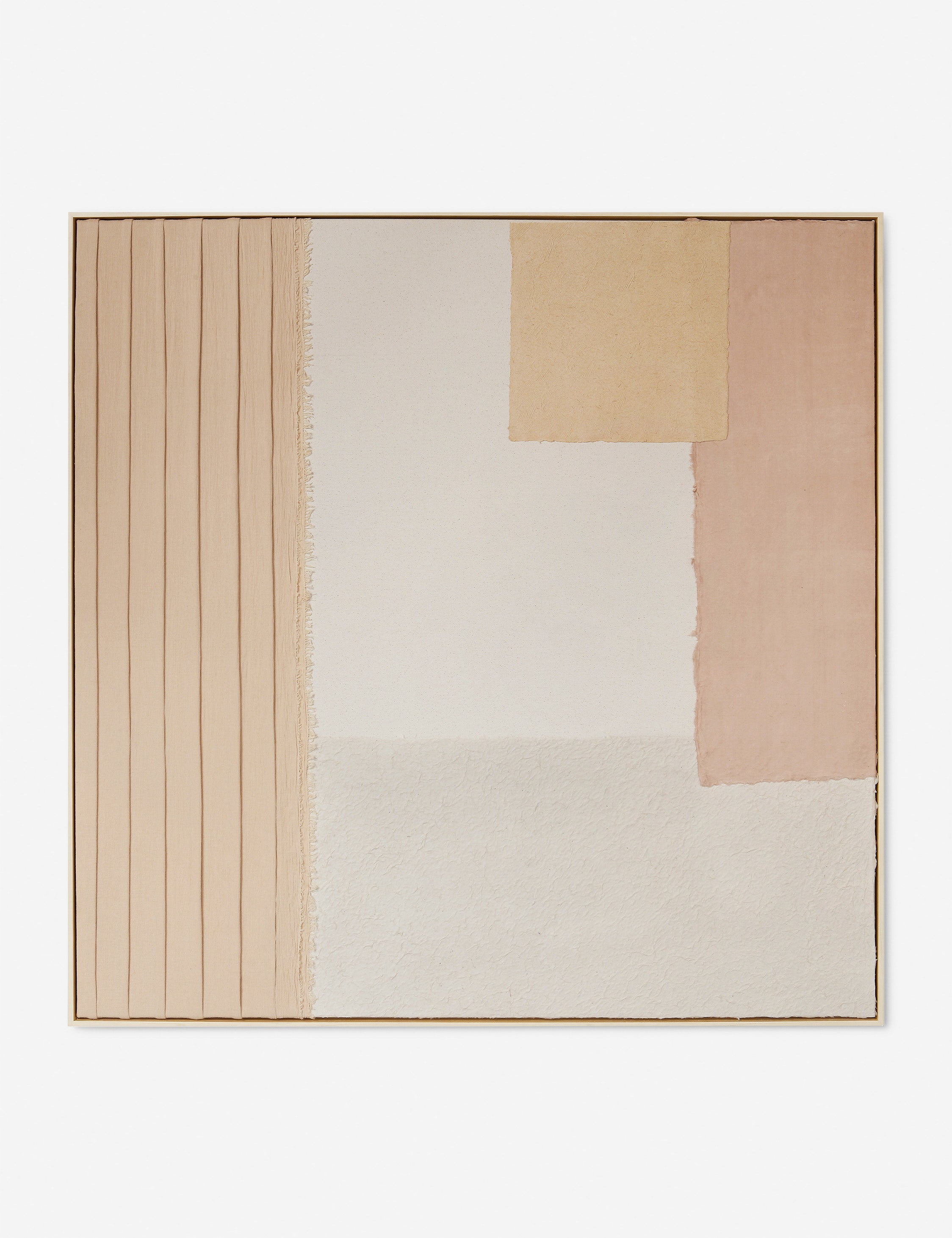 Lulu and Georgia - Patchwork Blush Wall Art by Visual Contrast