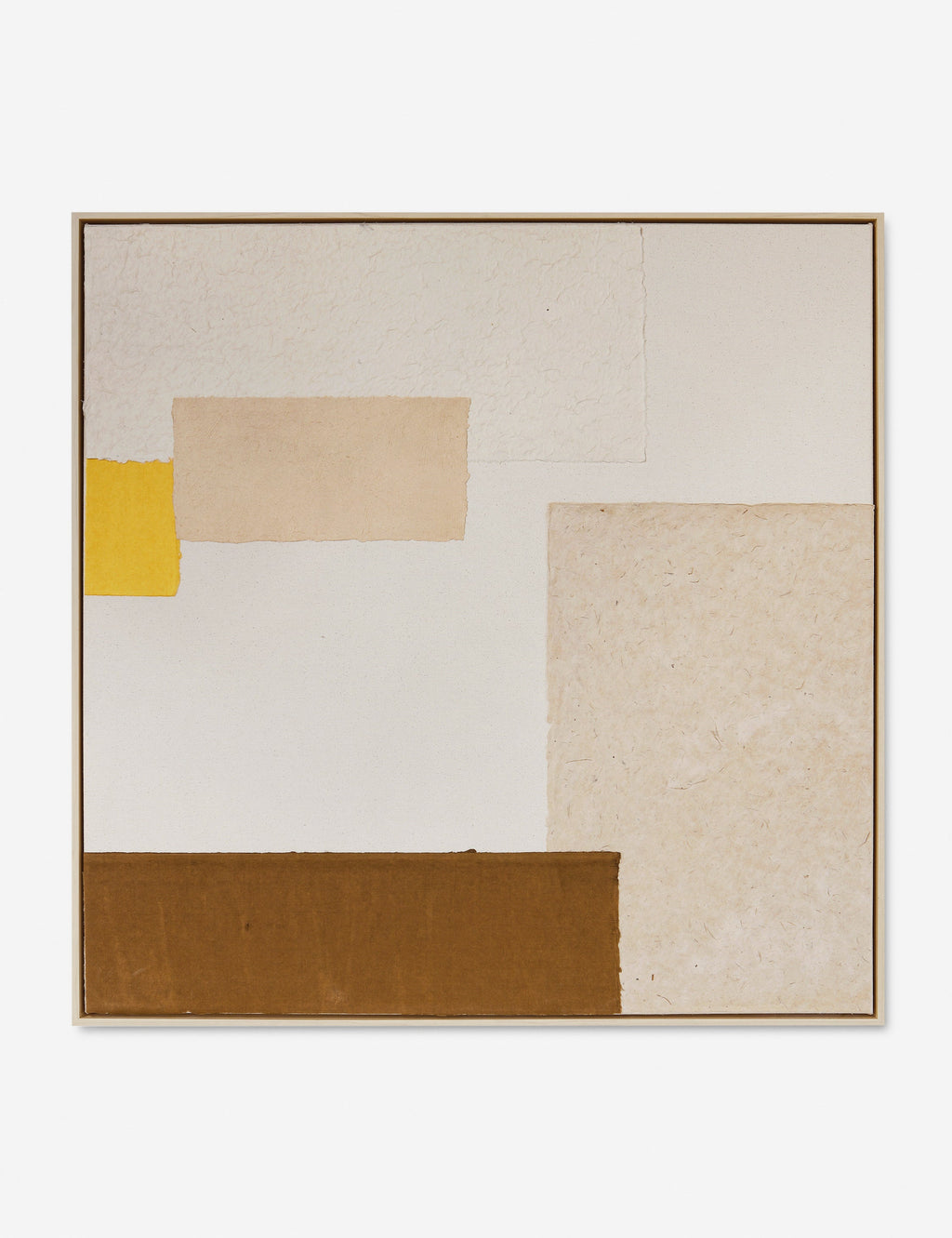 Lulu and Georgia - Patchwork Copper + Yellow Wall Art by Visual Contrast