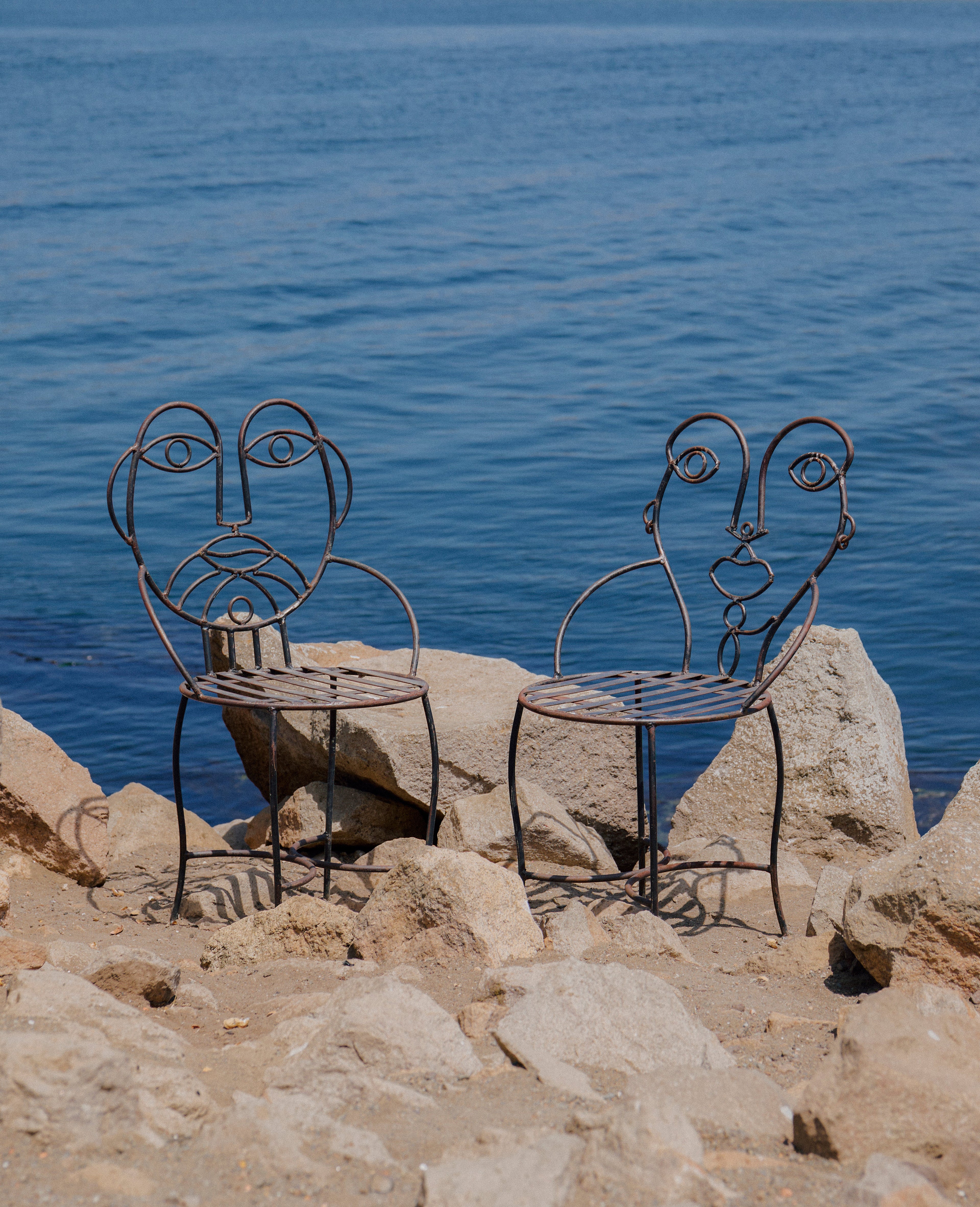 Olive Ateliers - Metal Face Chair - His