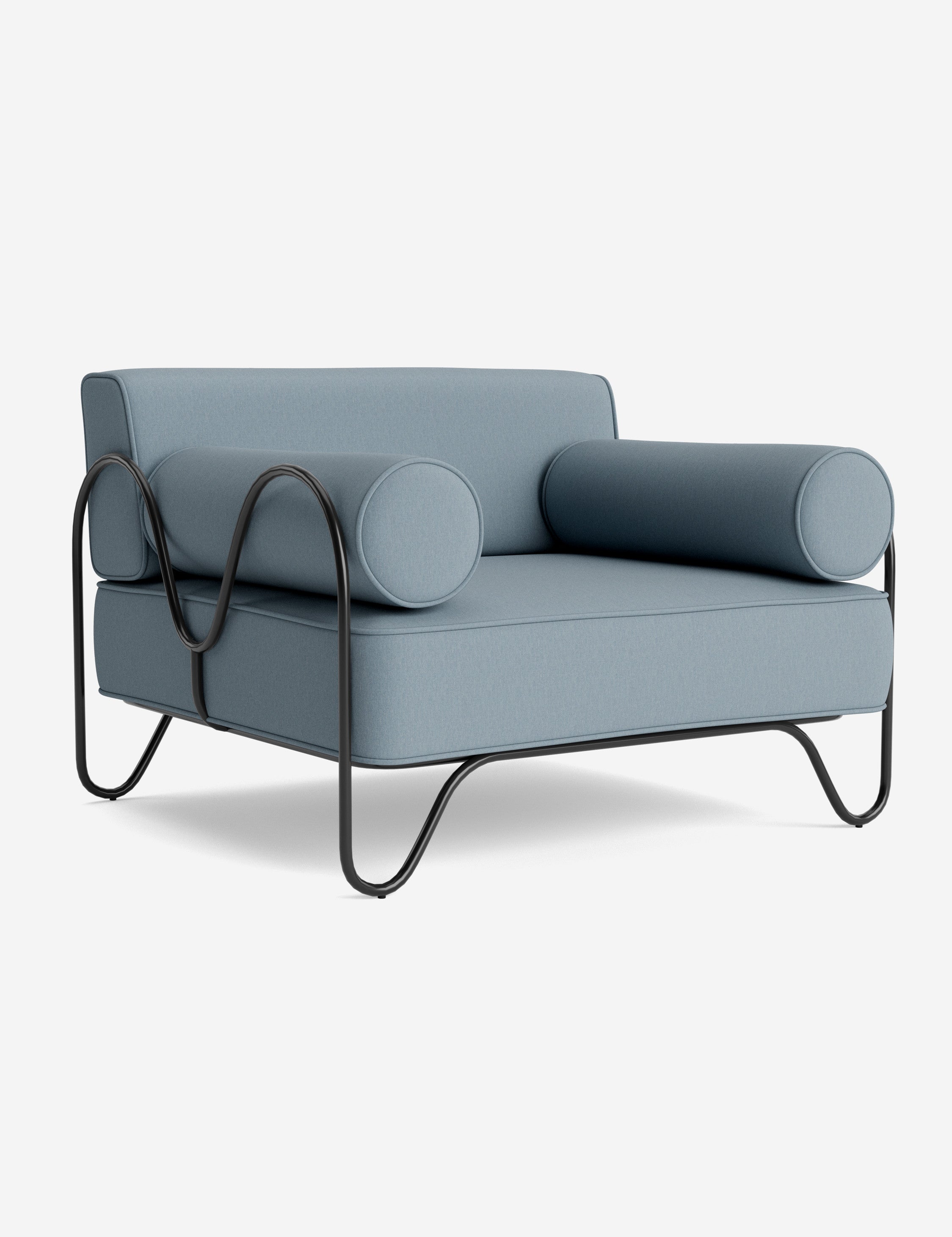 Lulu and Georgia - Peggy Outdoor Accent Chair Cushion by Sarah Sherman Samuel