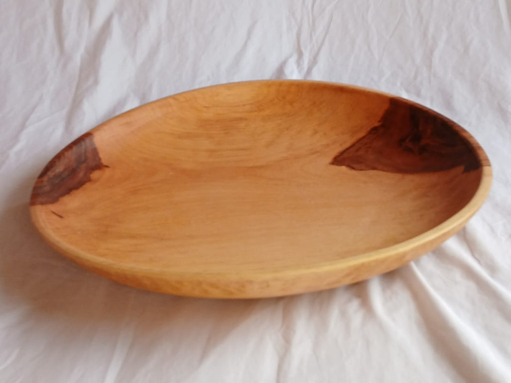 Terra Klay - XL 21 inch Shallow Serving Wood Bowl