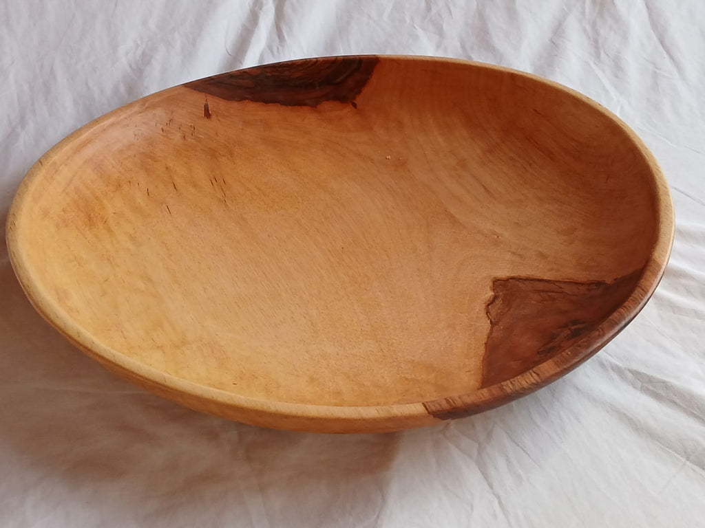 Terra Klay - XL 21 inch Shallow Serving Wood Bowl