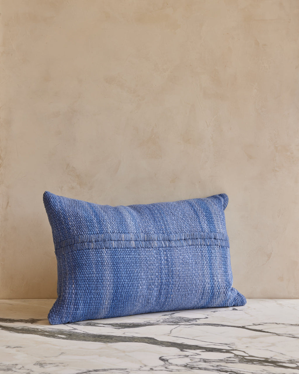Lostine - Makun Pillow - Blue Stitch