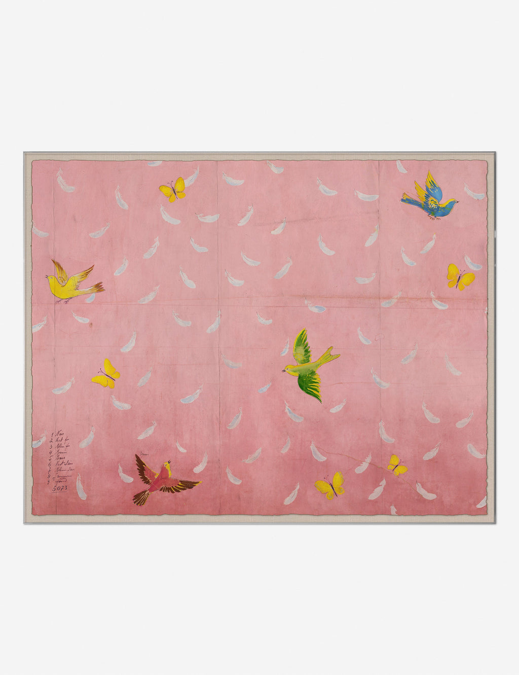 Lulu and Georgia - Feathers Print by Paule Marrot