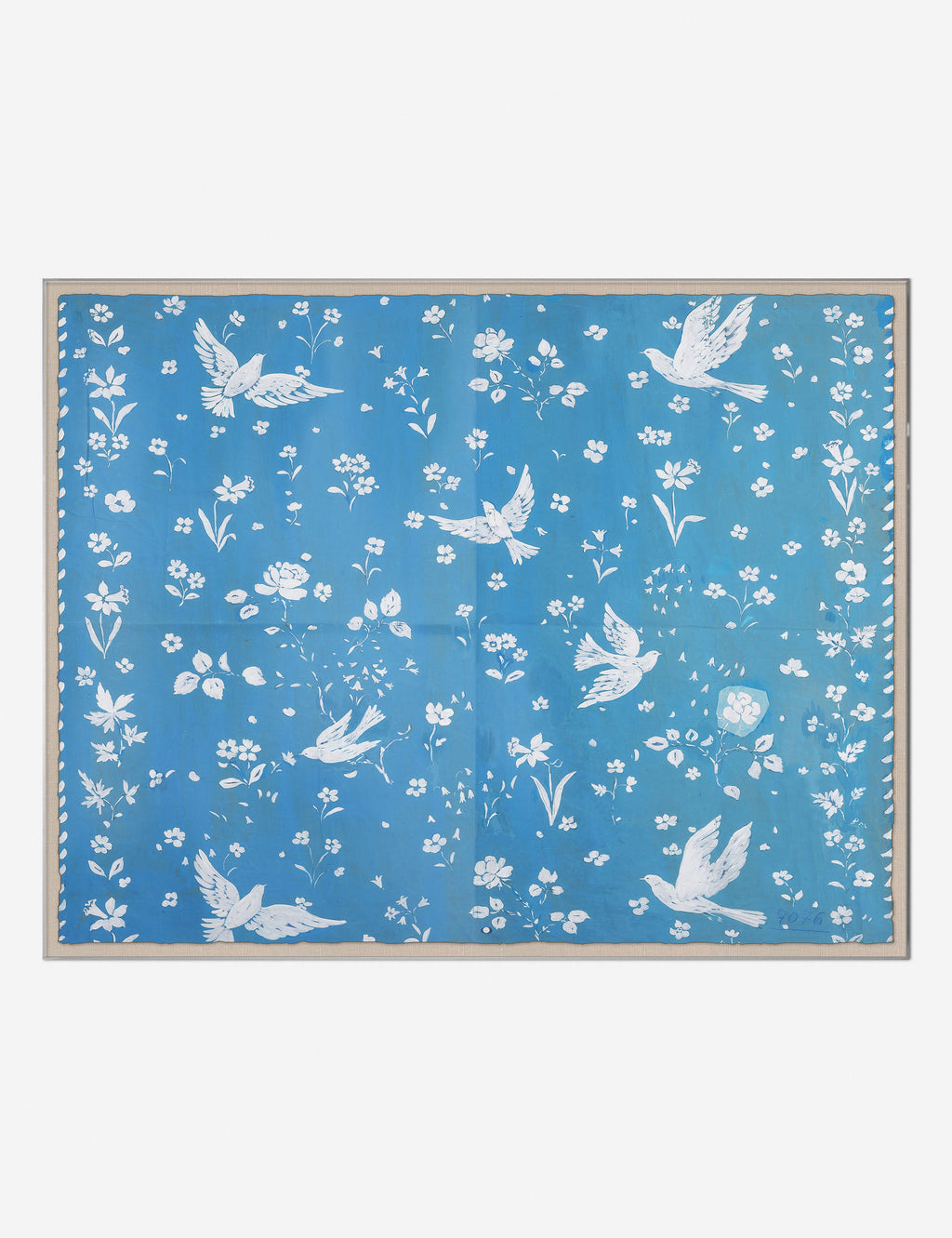 Lulu and Georgia - Birds and Flowers Print by Paule Marrot