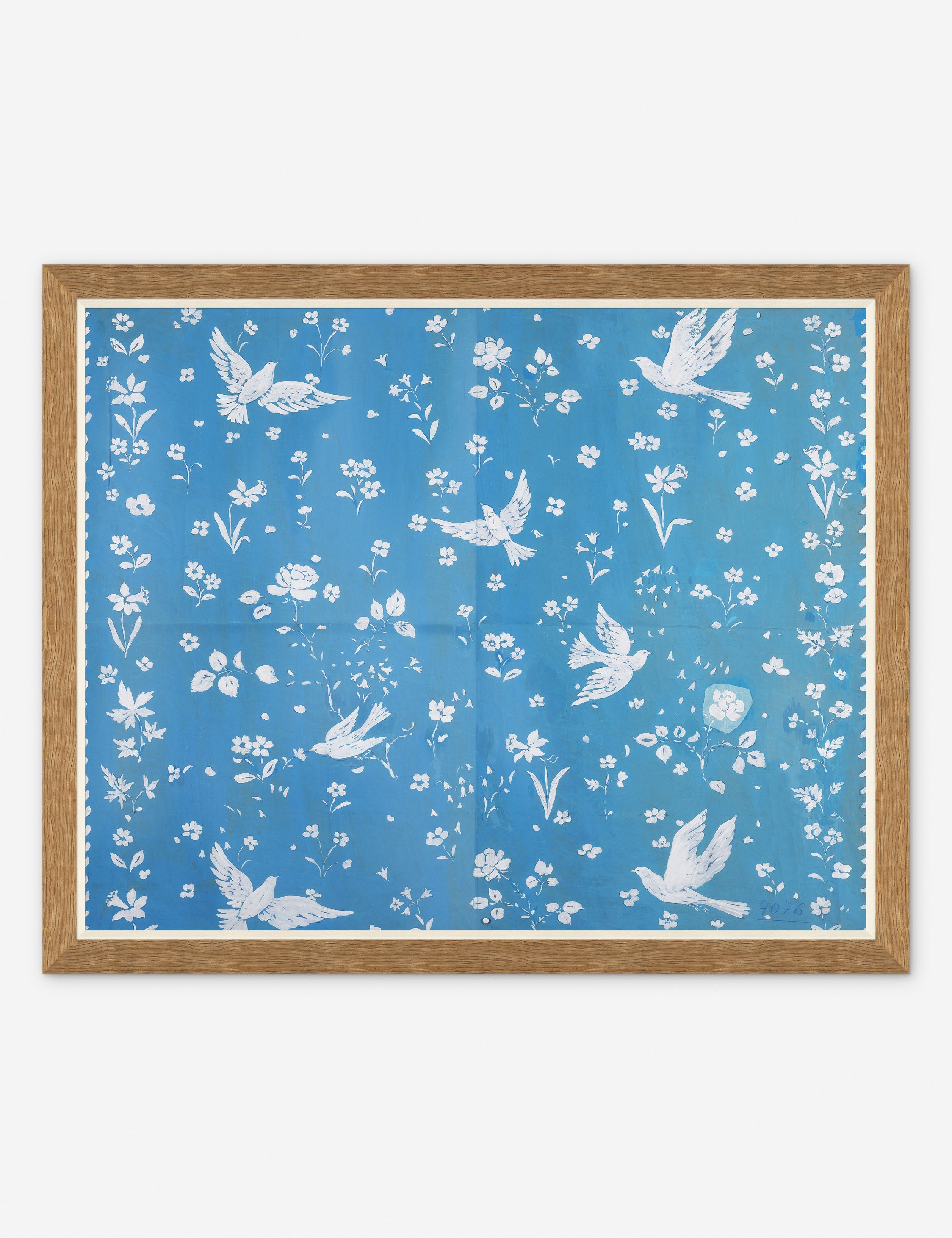 Lulu and Georgia - Birds and Flowers Print by Paule Marrot