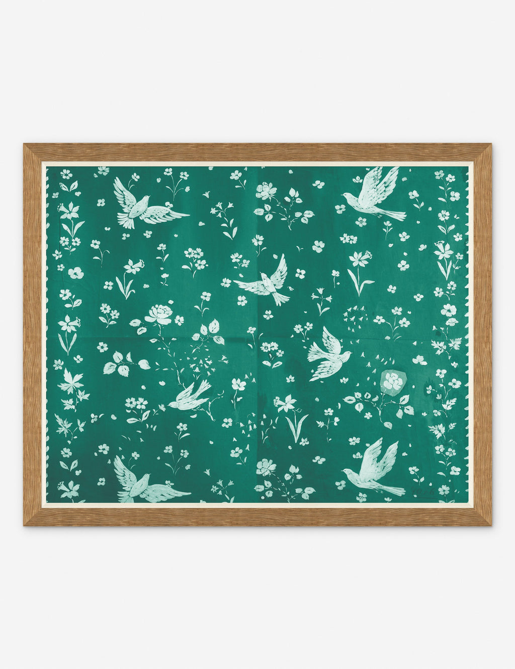 Lulu and Georgia - Birds and Flowers Print by Paule Marrot