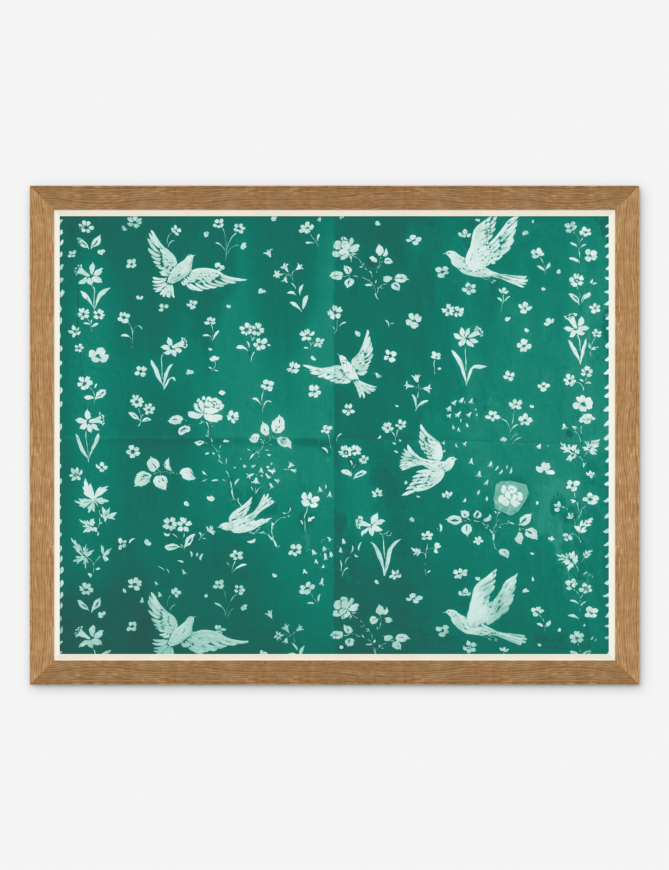 Lulu and Georgia - Birds and Flowers Print by Paule Marrot