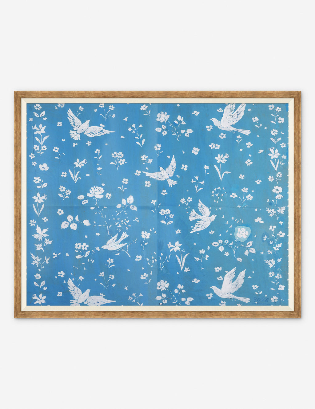 Lulu and Georgia - Birds and Flowers Print by Paule Marrot