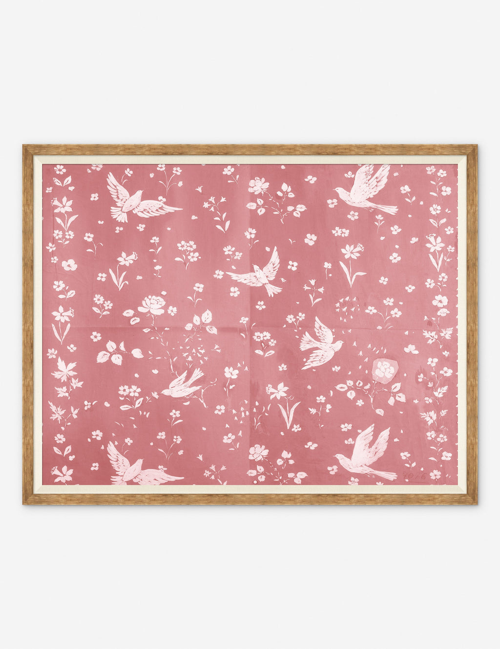 Lulu and Georgia - Birds and Flowers Print by Paule Marrot