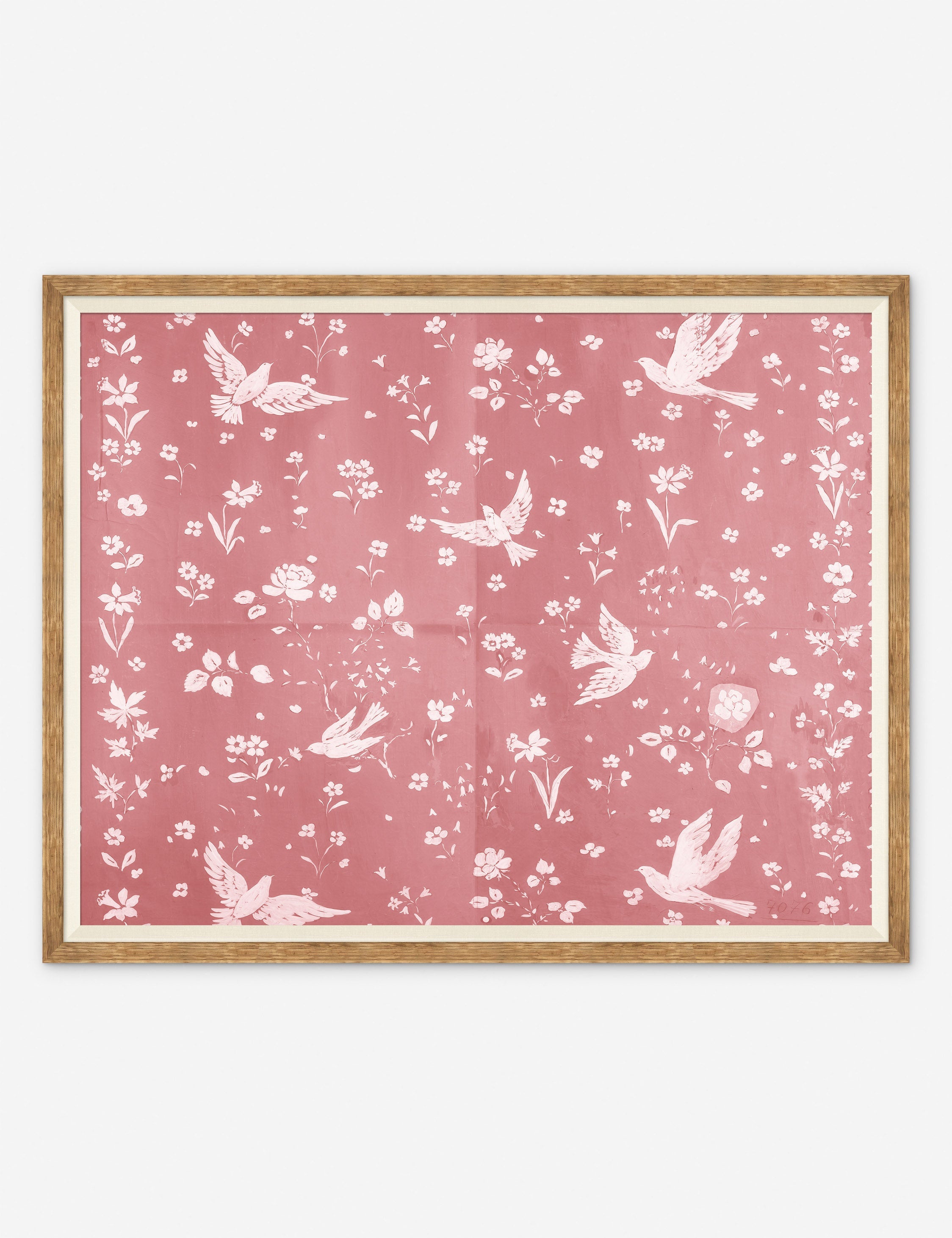Lulu and Georgia - Birds and Flowers Print by Paule Marrot
