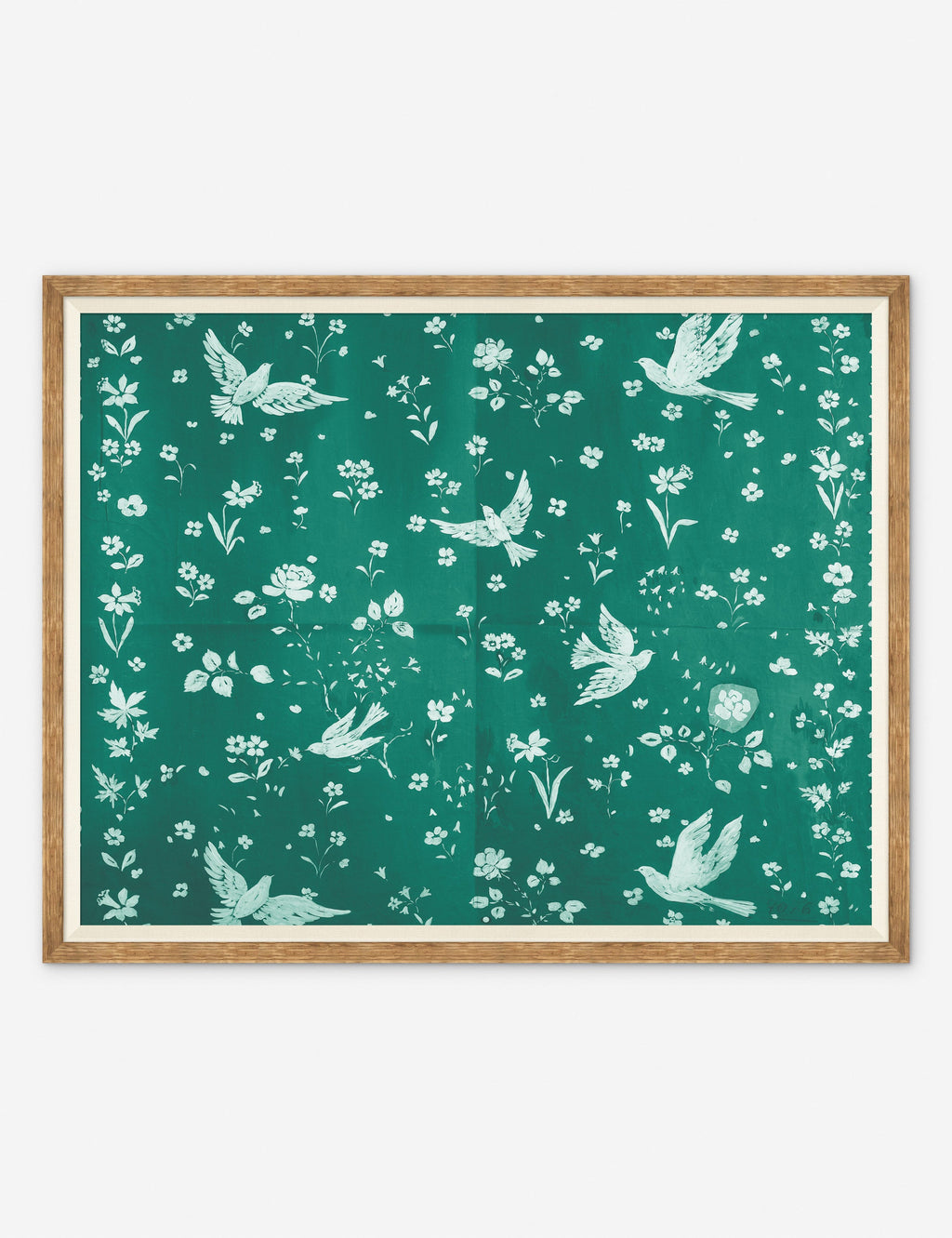 Lulu and Georgia - Birds and Flowers Print by Paule Marrot