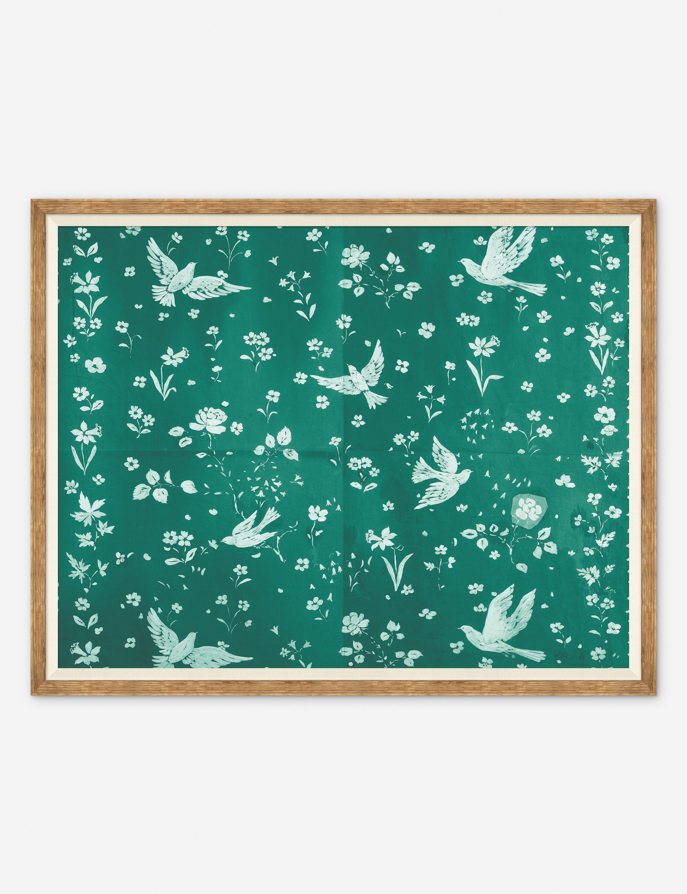 Lulu and Georgia - Birds and Flowers Print by Paule Marrot
