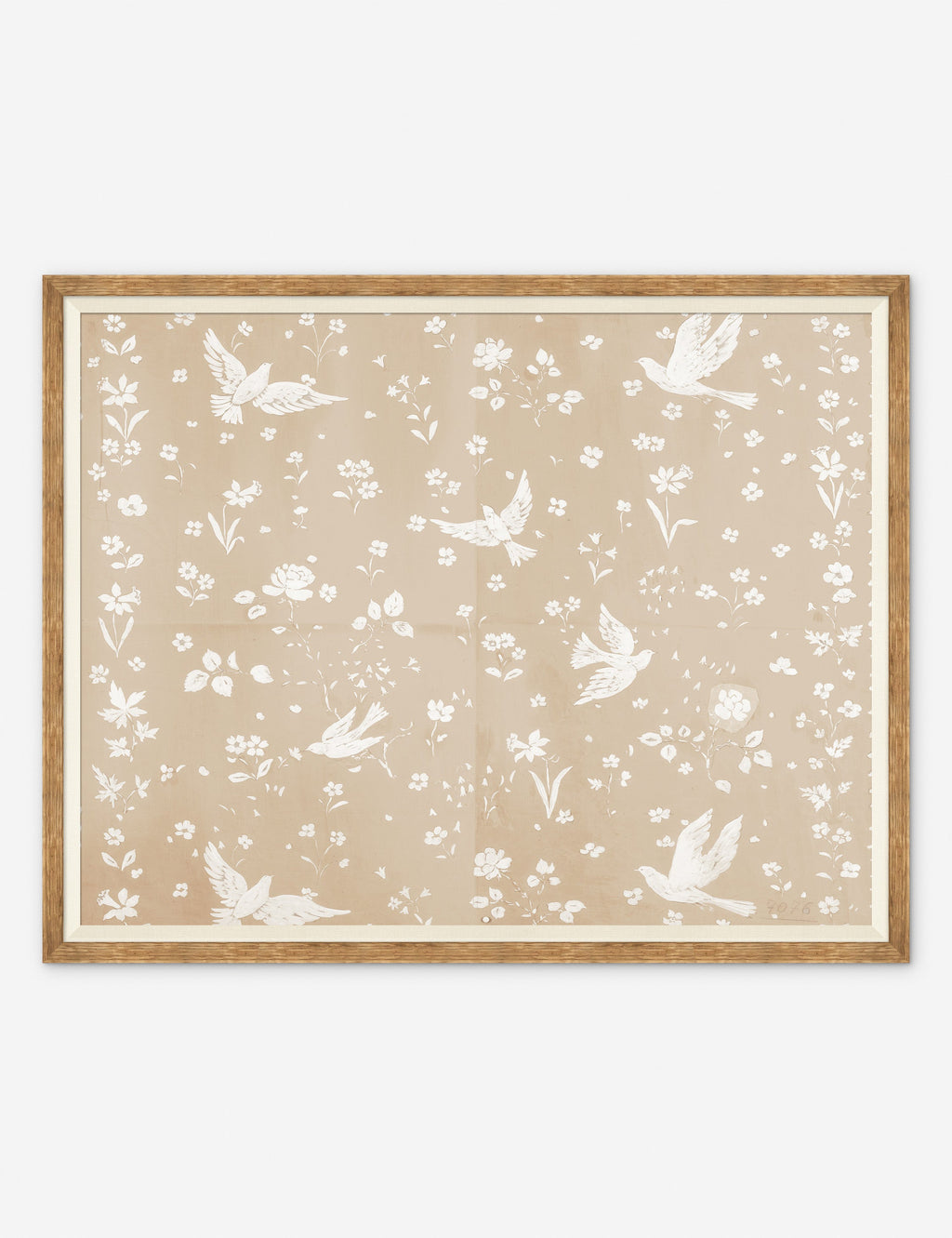 Lulu and Georgia - Birds and Flowers Print by Paule Marrot