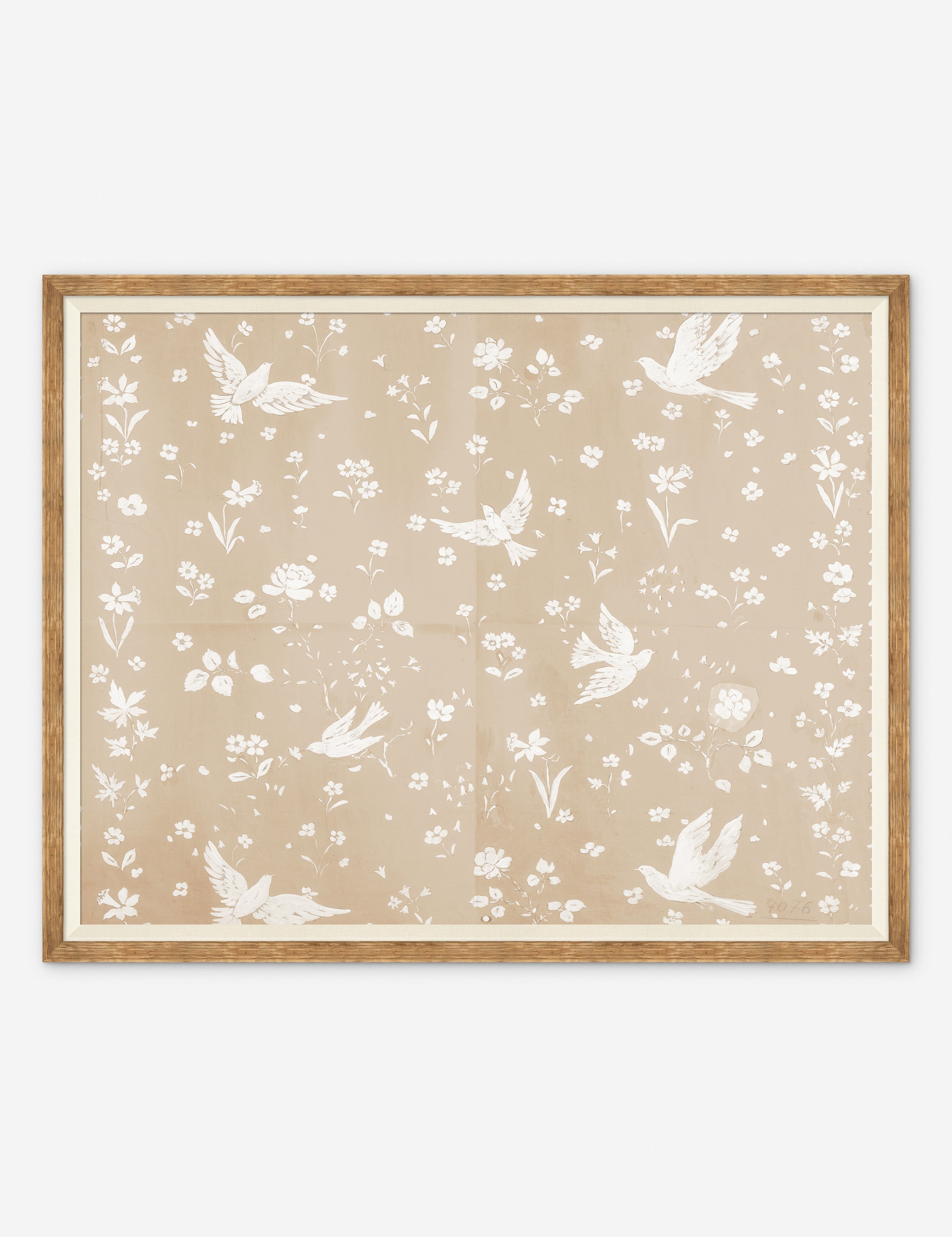 Lulu and Georgia - Birds and Flowers Print by Paule Marrot