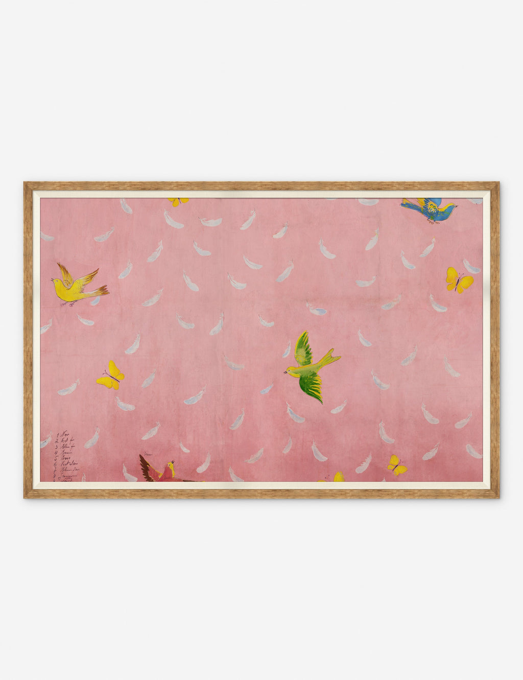 Lulu and Georgia - Feathers Print by Paule Marrot