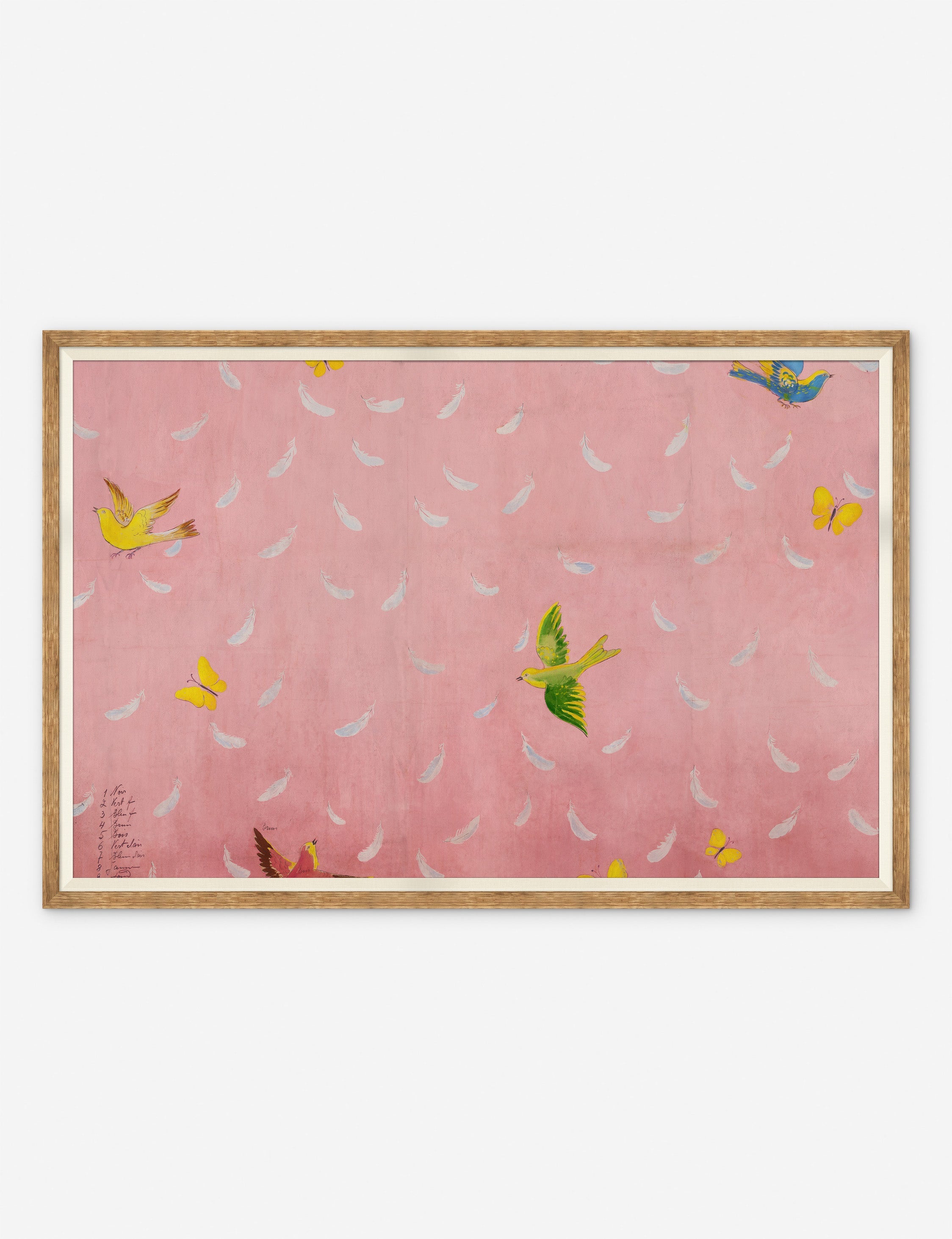 Lulu and Georgia - Feathers Print by Paule Marrot