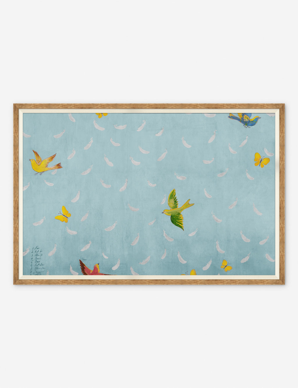 Lulu and Georgia - Feathers Print by Paule Marrot