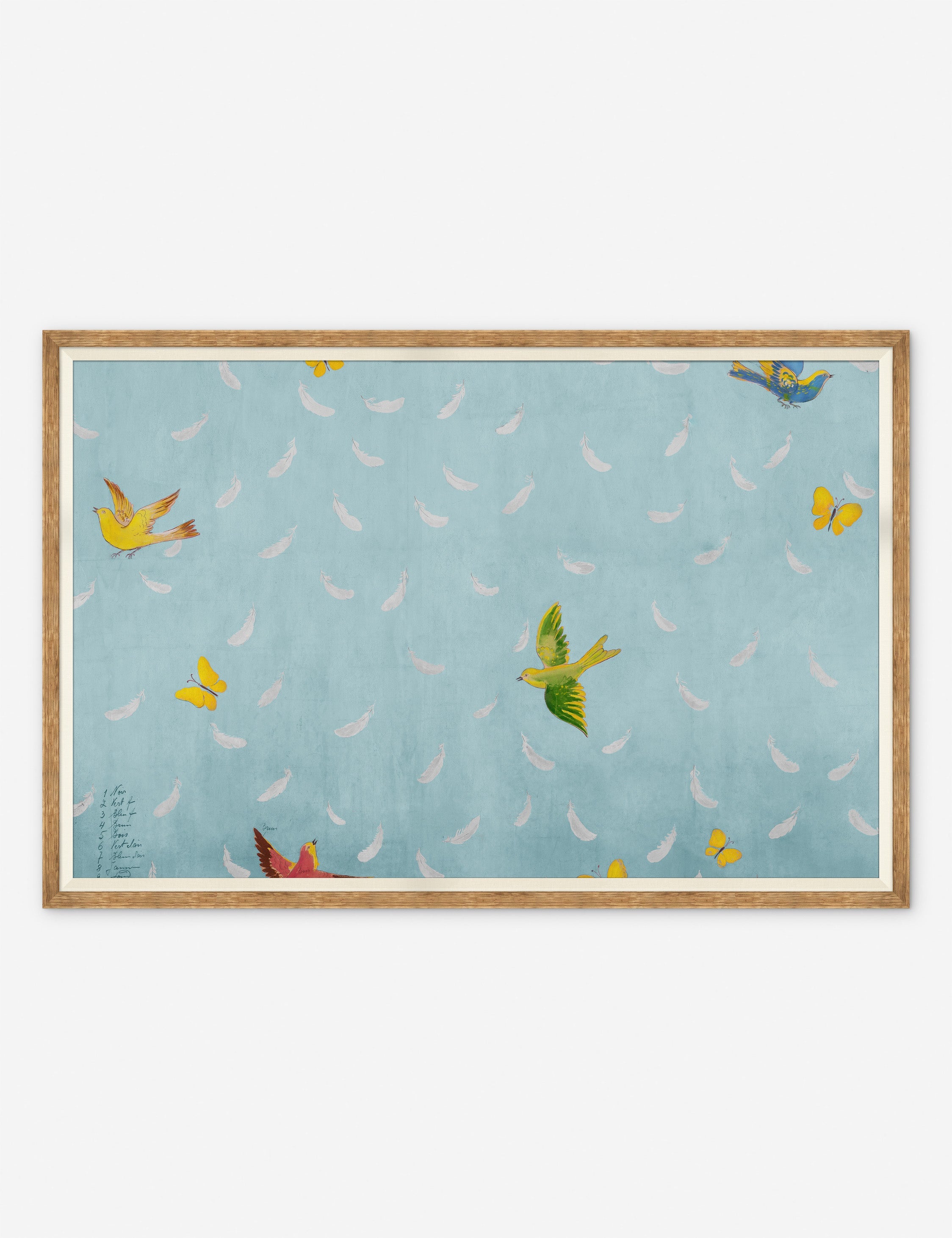 Lulu and Georgia - Feathers Print by Paule Marrot