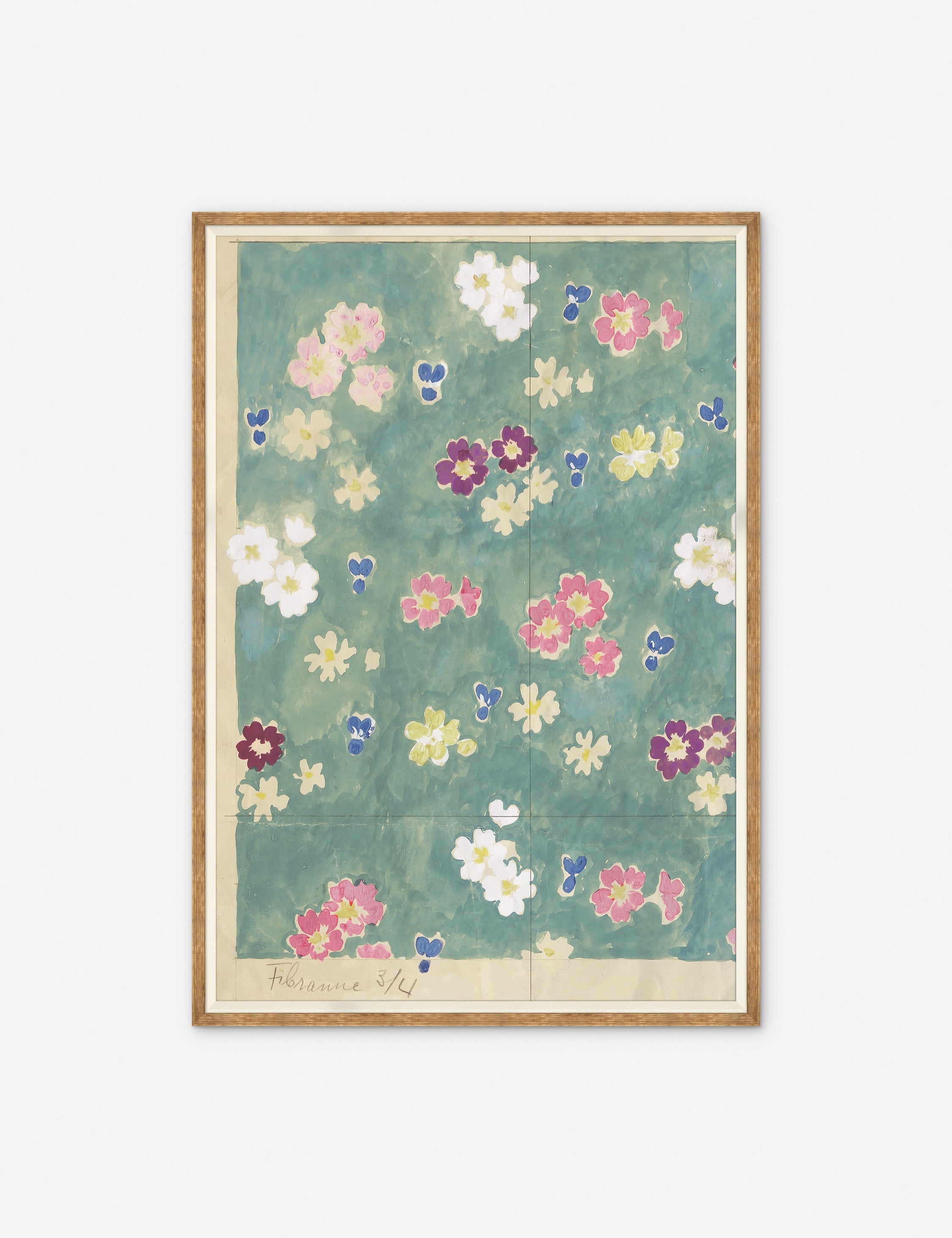 Lulu and Georgia - Flower Field Diptych Print by Paule Marrot