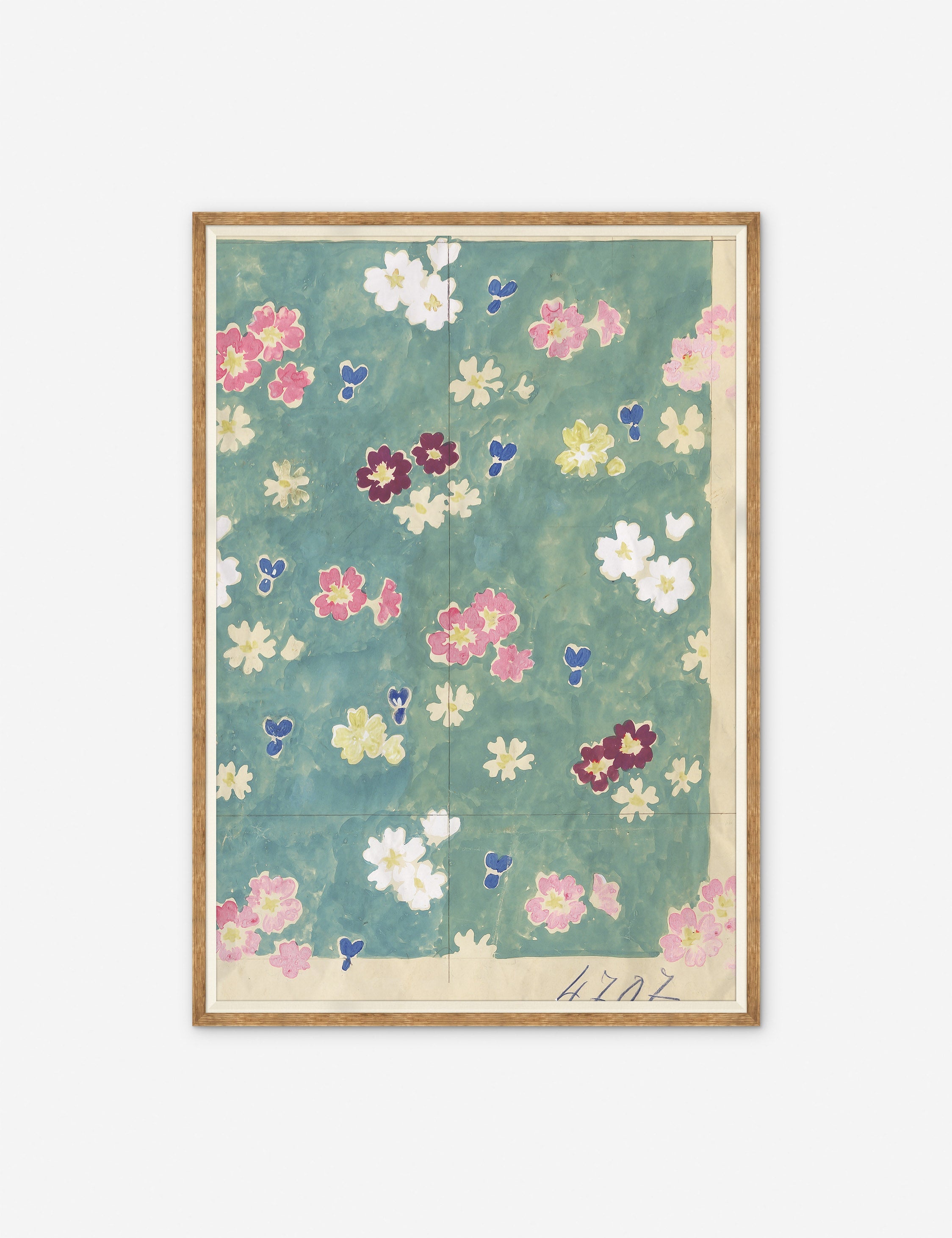 Lulu and Georgia - Flower Field Diptych Print by Paule Marrot