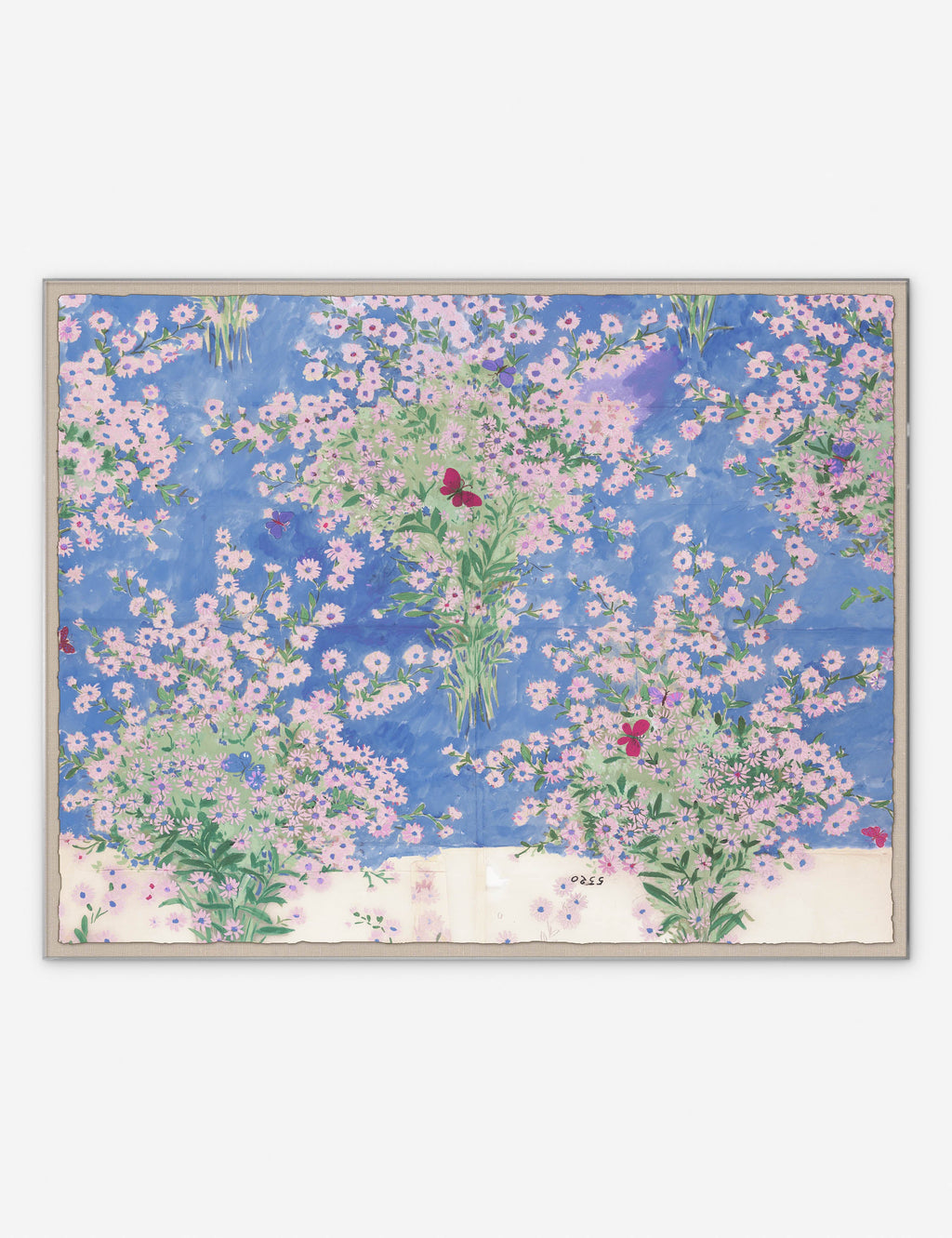 Lulu and Georgia - Papillons Et Margeurites Print by Paule Marrot