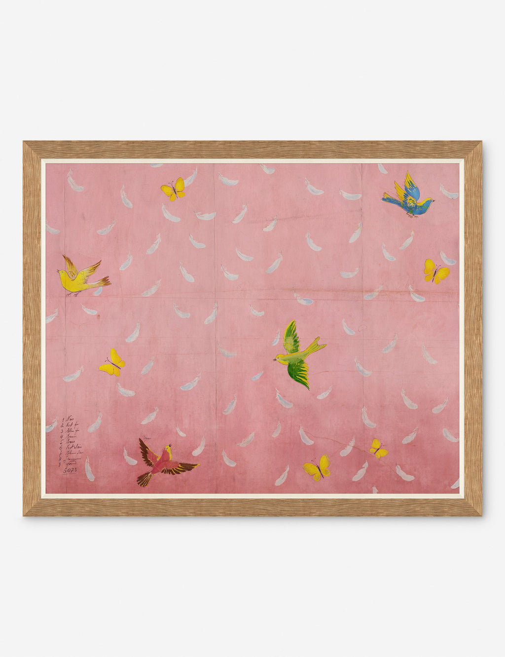 Lulu and Georgia - Feathers Print by Paule Marrot
