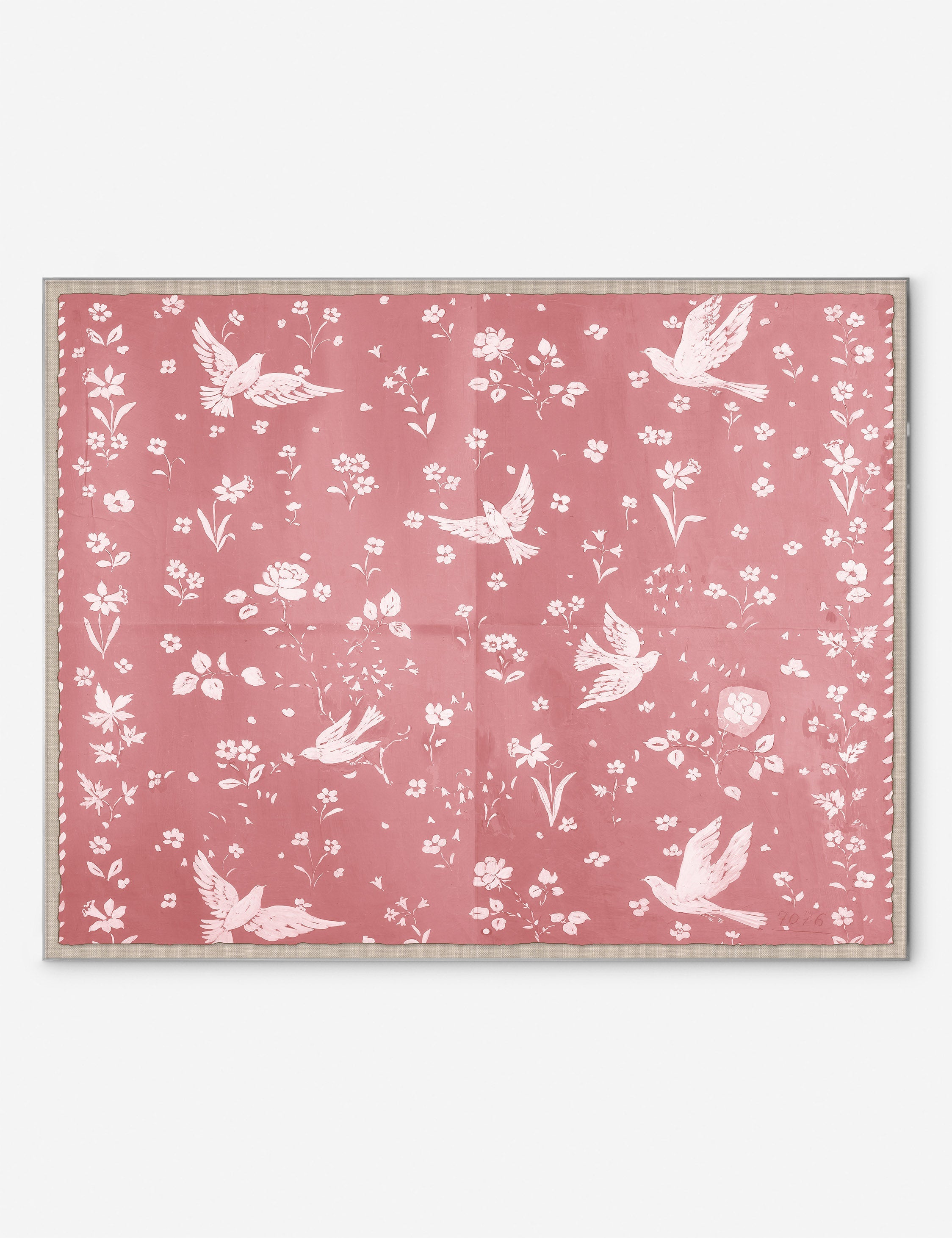 Lulu and Georgia - Birds and Flowers Print by Paule Marrot