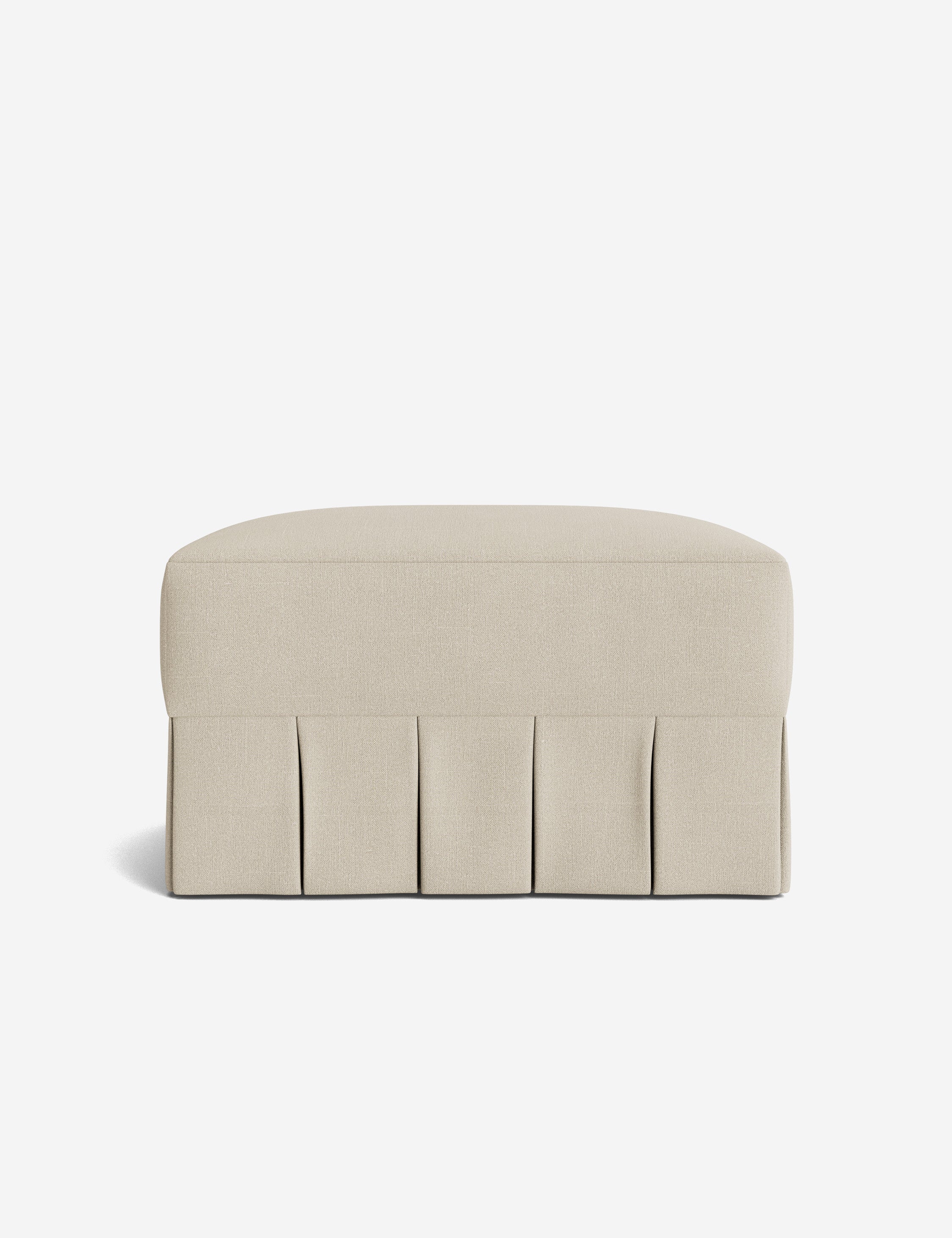 Lulu and Georgia - Portola Pleated Ottoman