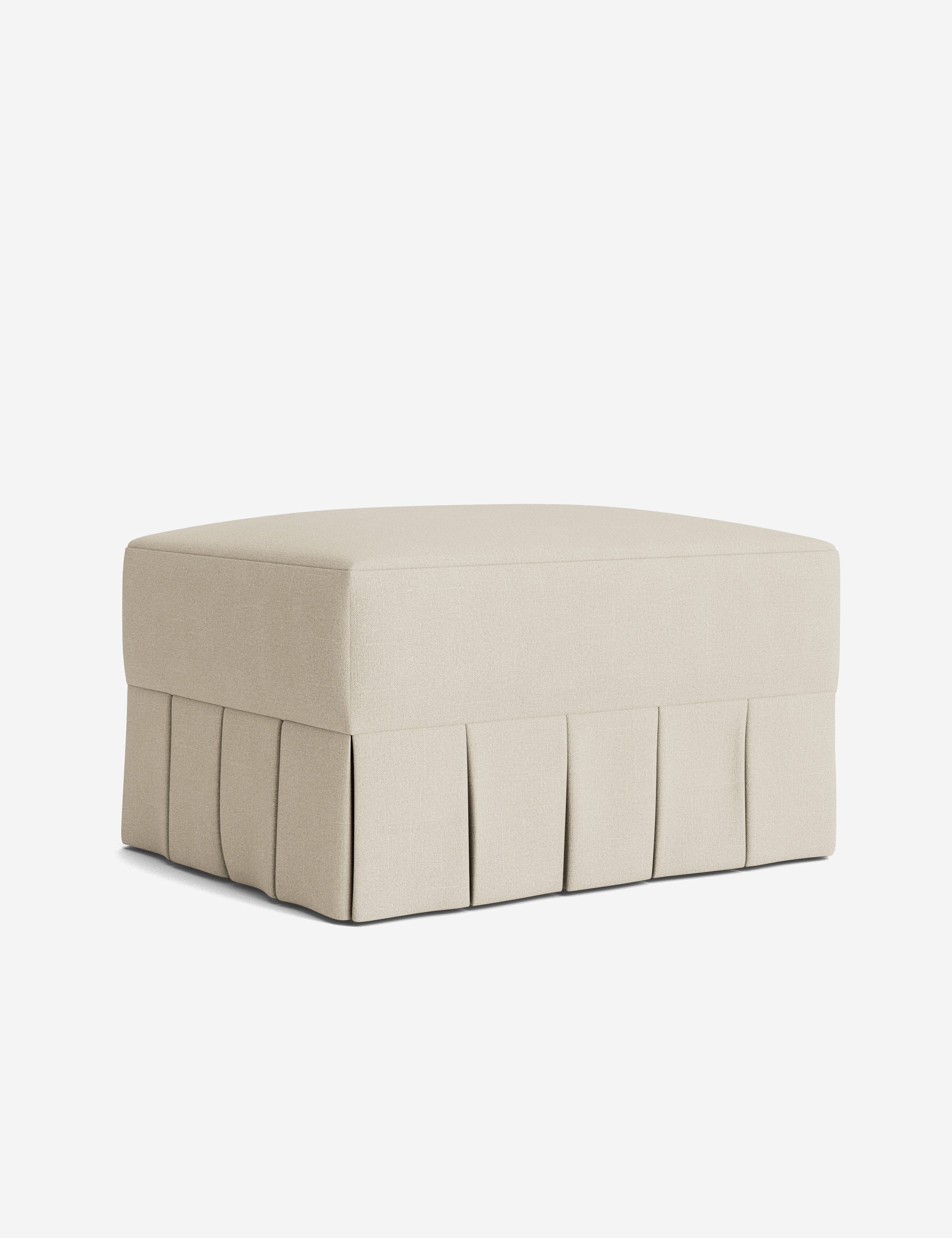 Lulu and Georgia - Portola Pleated Ottoman