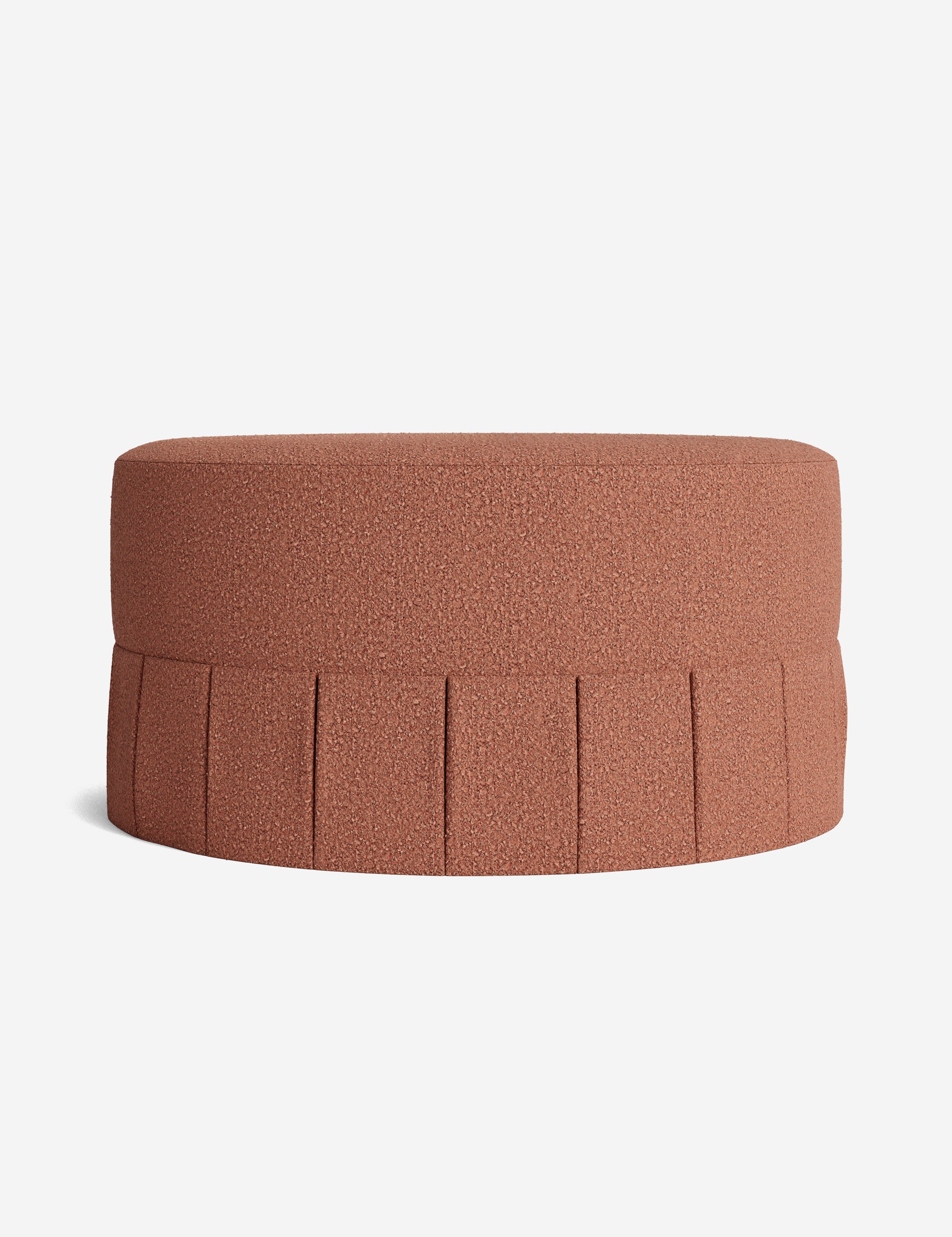 Lulu and Georgia - Portola Pleated Round Ottoman