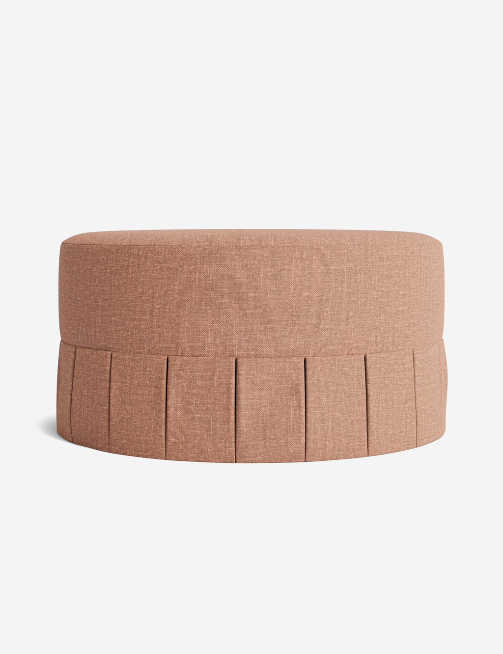 Lulu and Georgia - Portola Pleated Round Ottoman