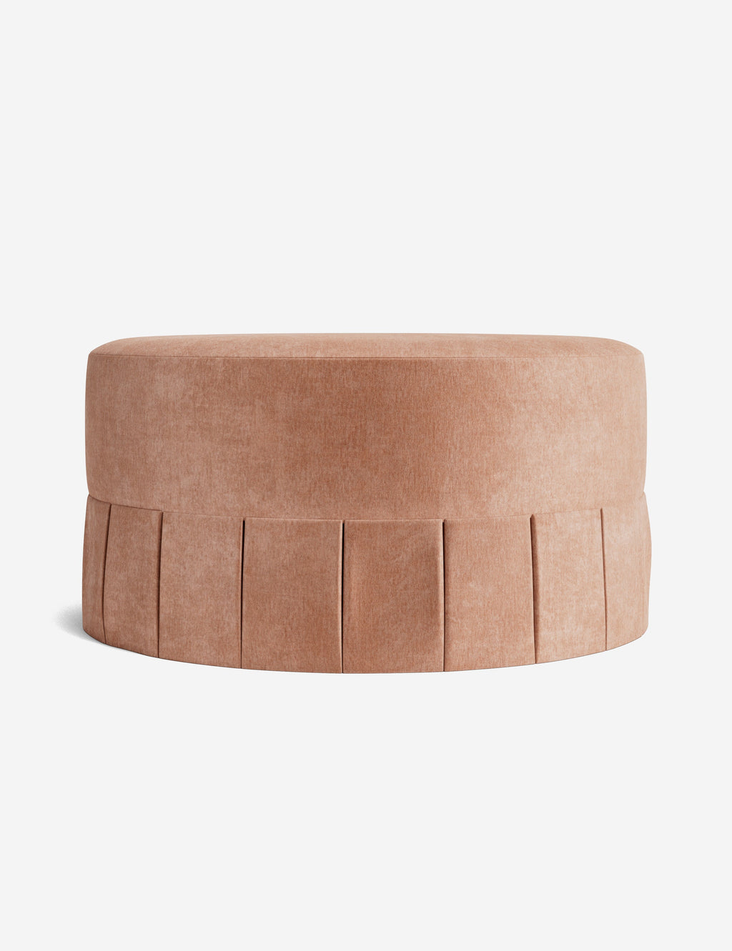 Lulu and Georgia - Portola Pleated Round Ottoman