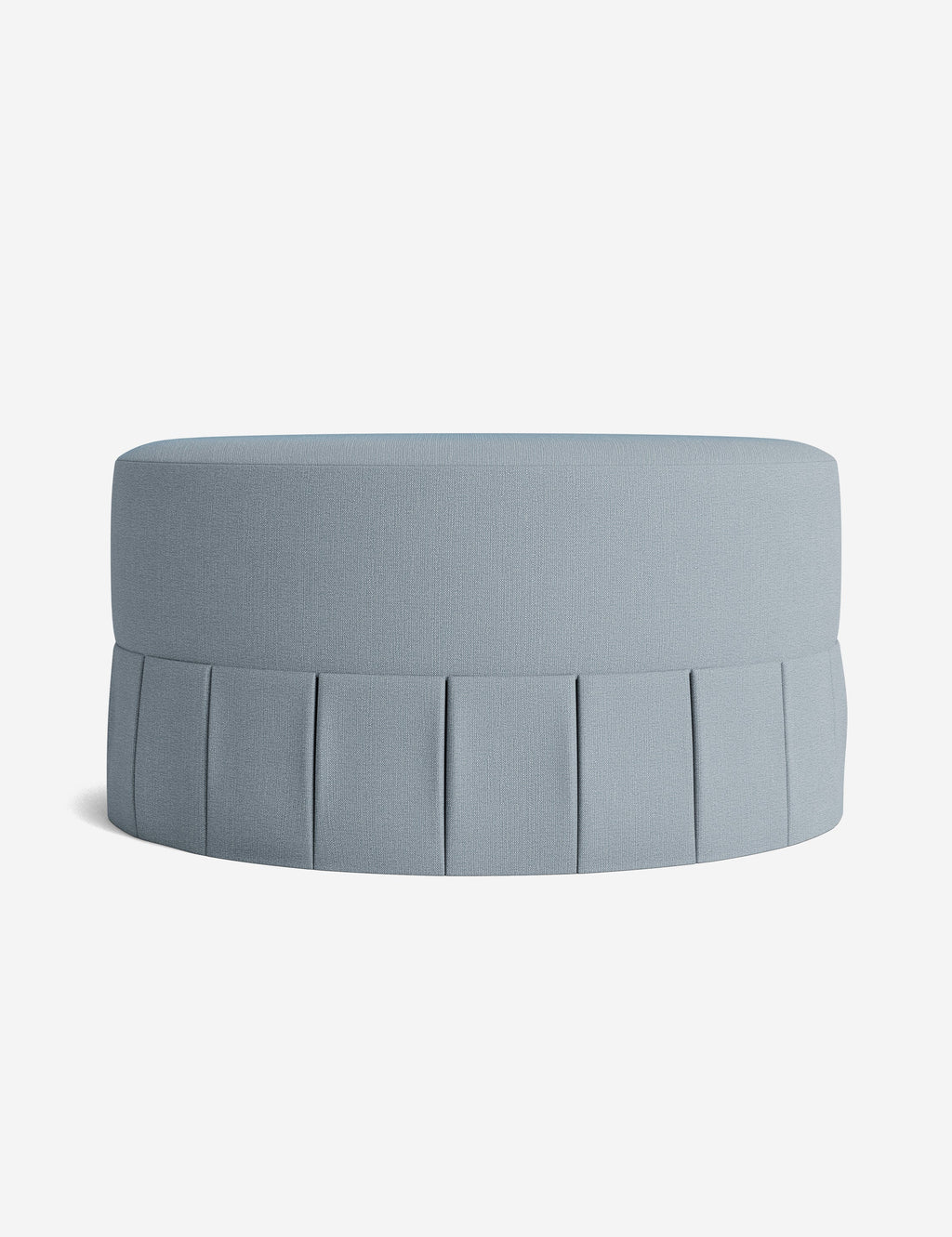 Lulu and Georgia - Portola Pleated Round Ottoman