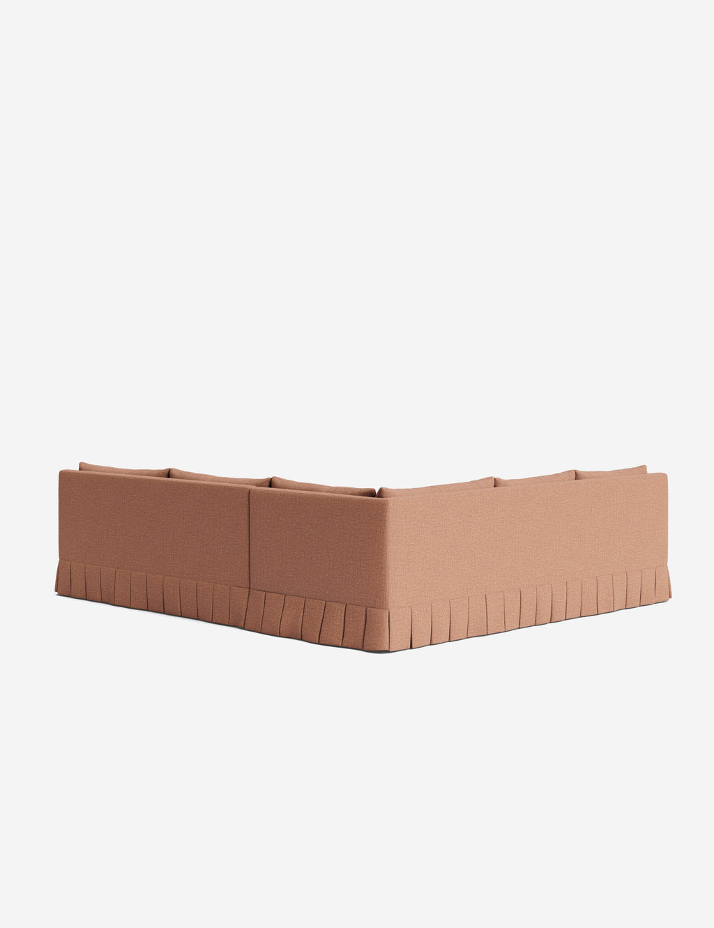 Lulu and Georgia - Portola Luxe Depth Pleated Corner Sectional Sofa