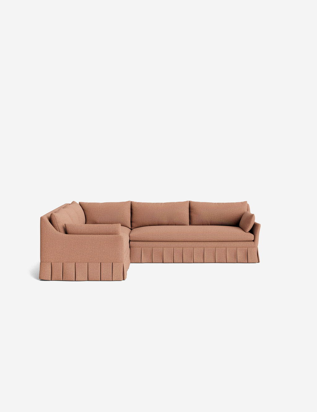 Lulu and Georgia - Portola Luxe Depth Pleated Corner Sectional Sofa