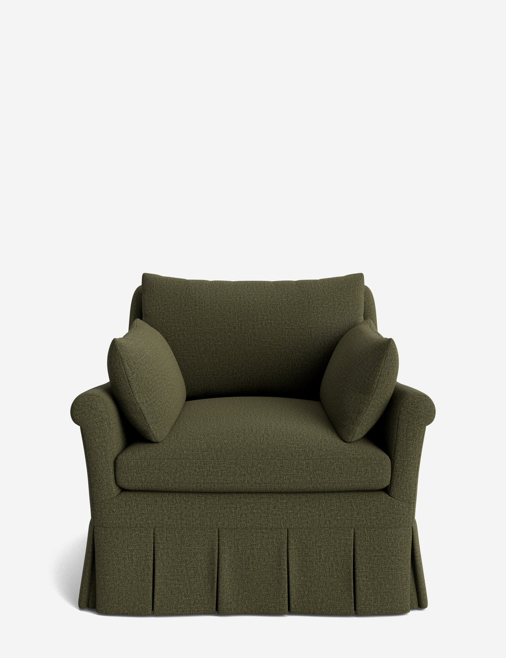 Lulu and Georgia - Portola Rolled Arm Luxe Depth Pleated Chair