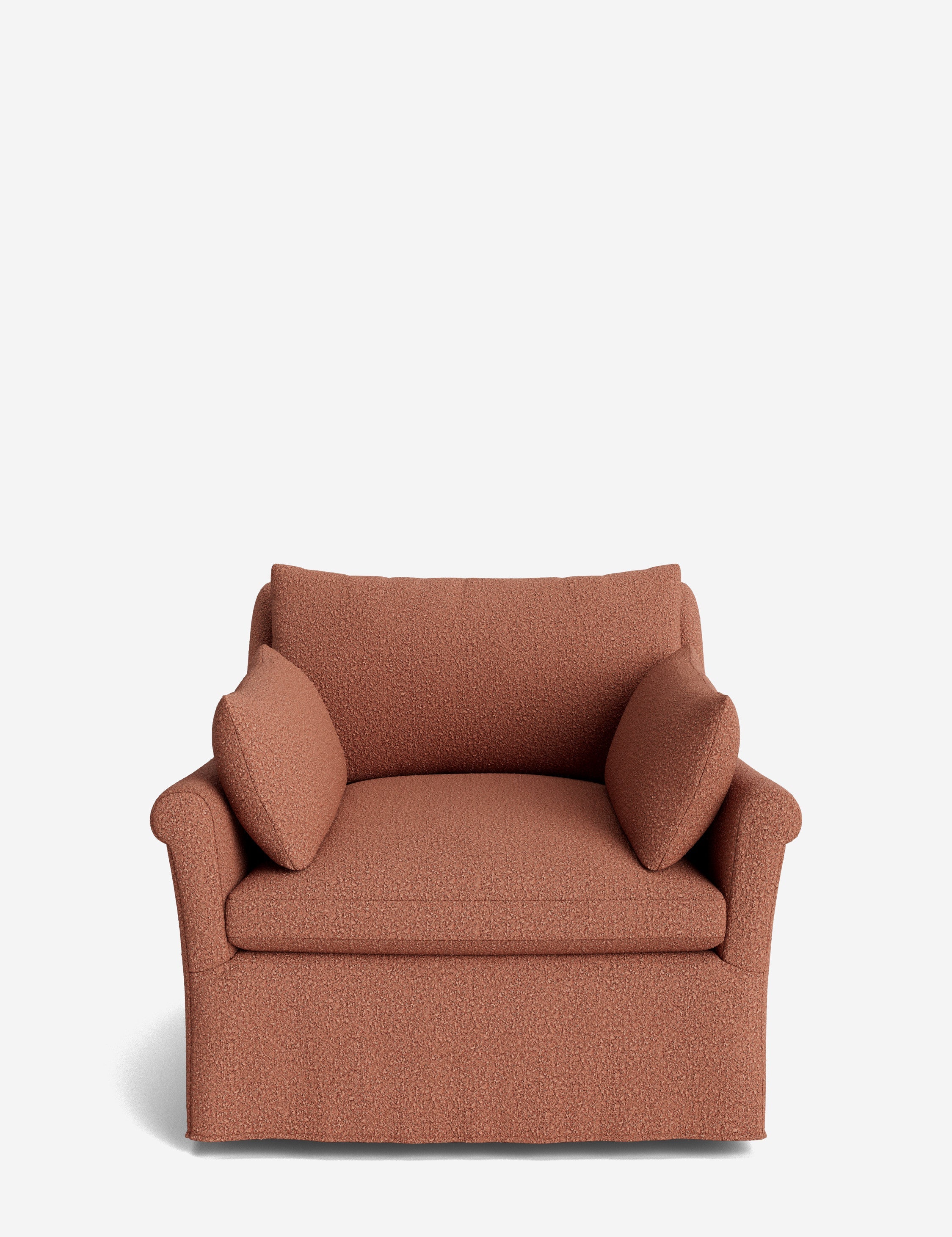 Lulu and Georgia - Portola Rolled Arm Luxe Depth Slipcover Chair
