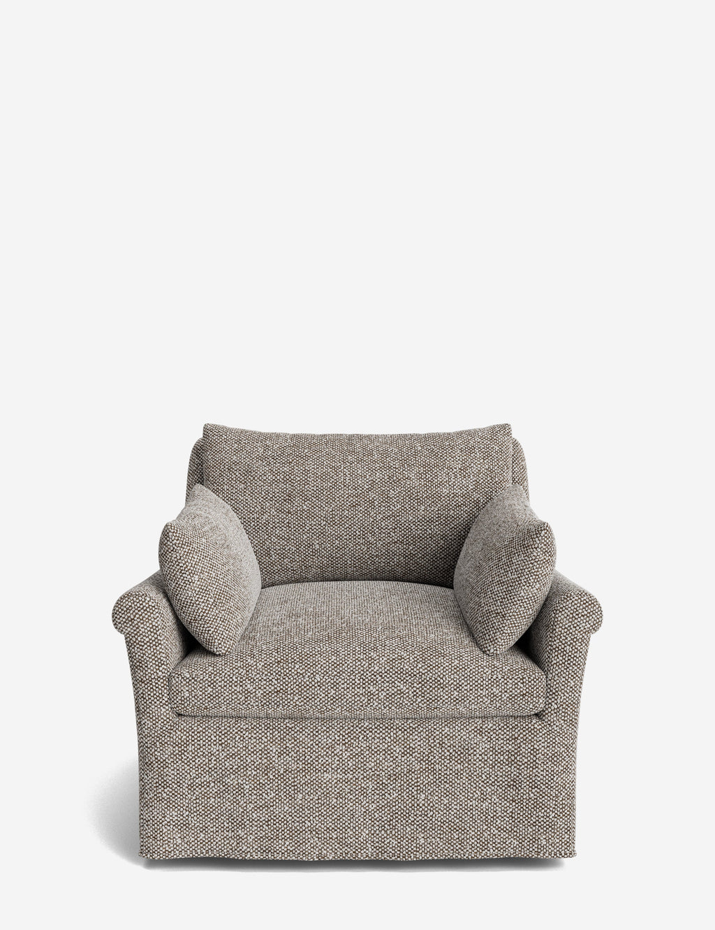 Lulu and Georgia - Portola Rolled Arm Luxe Depth Slipcover Chair