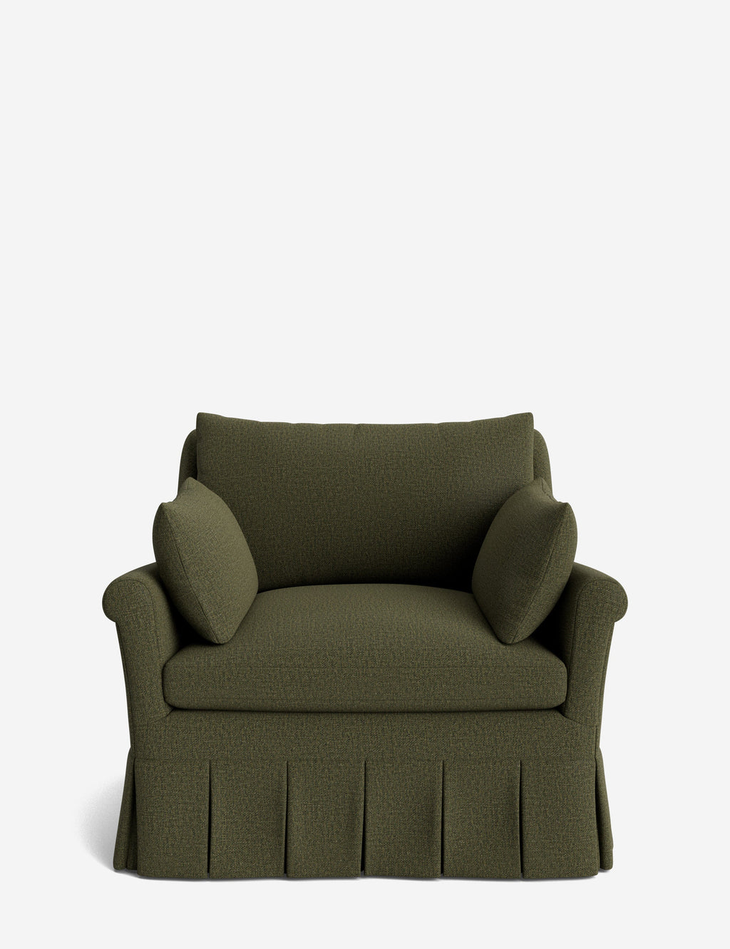 Lulu and Georgia - Portola Rolled Arm Pleated Accent Chair