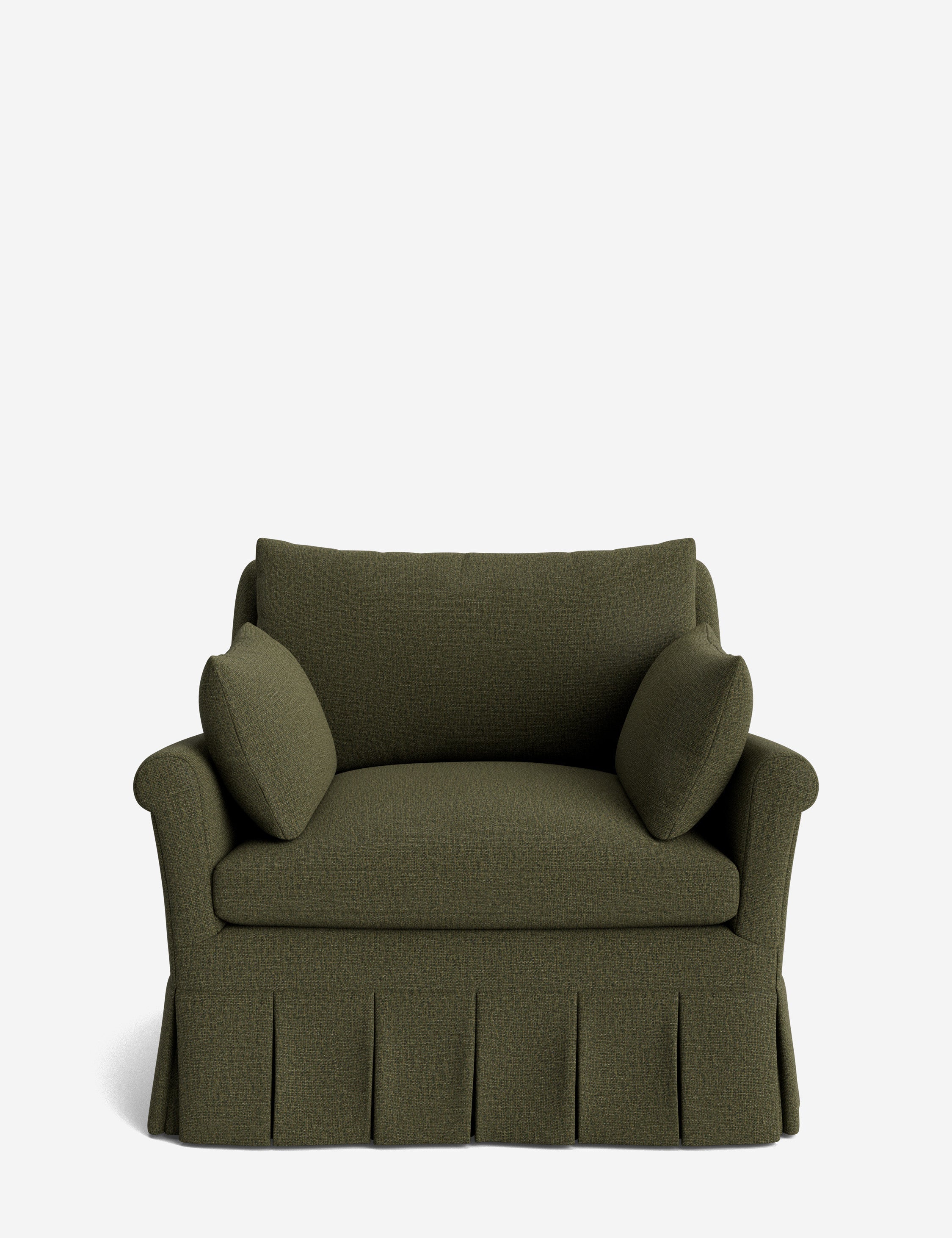 Lulu and Georgia - Portola Rolled Arm Pleated Accent Chair
