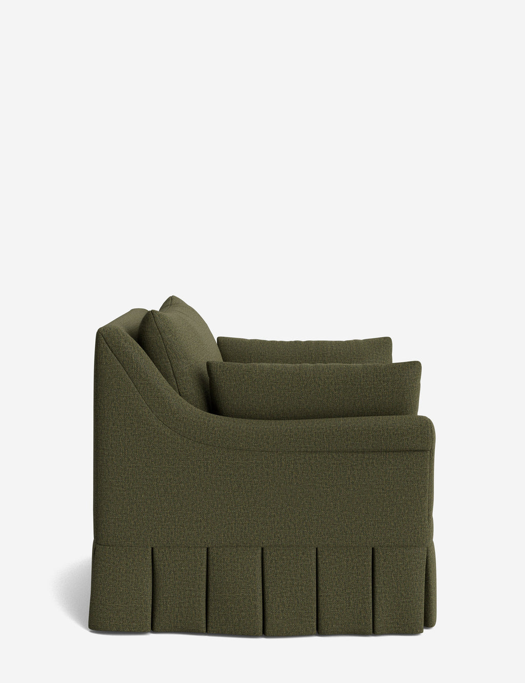 Lulu and Georgia - Portola Rolled Arm Pleated Accent Chair