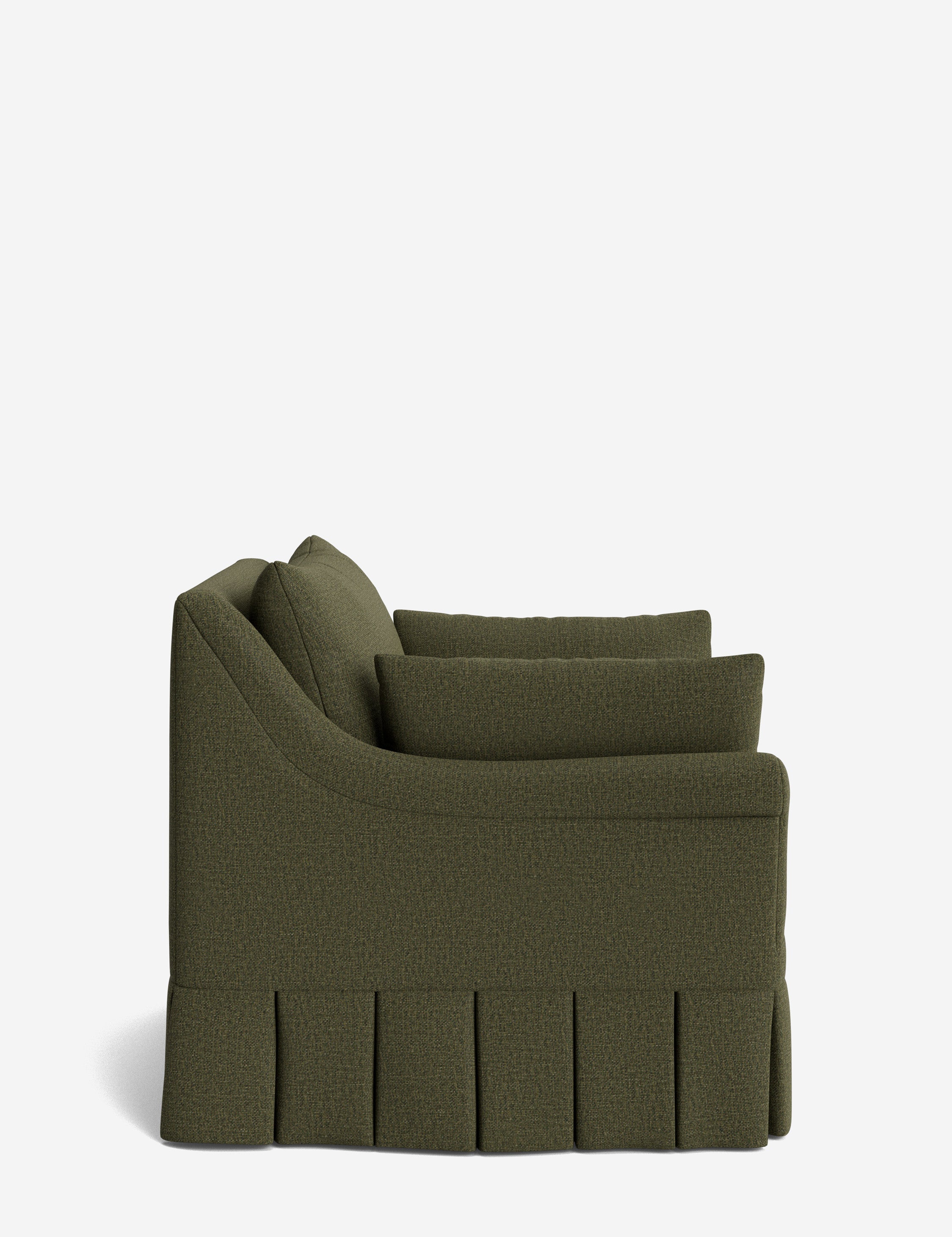 Lulu and Georgia - Portola Rolled Arm Pleated Accent Chair
