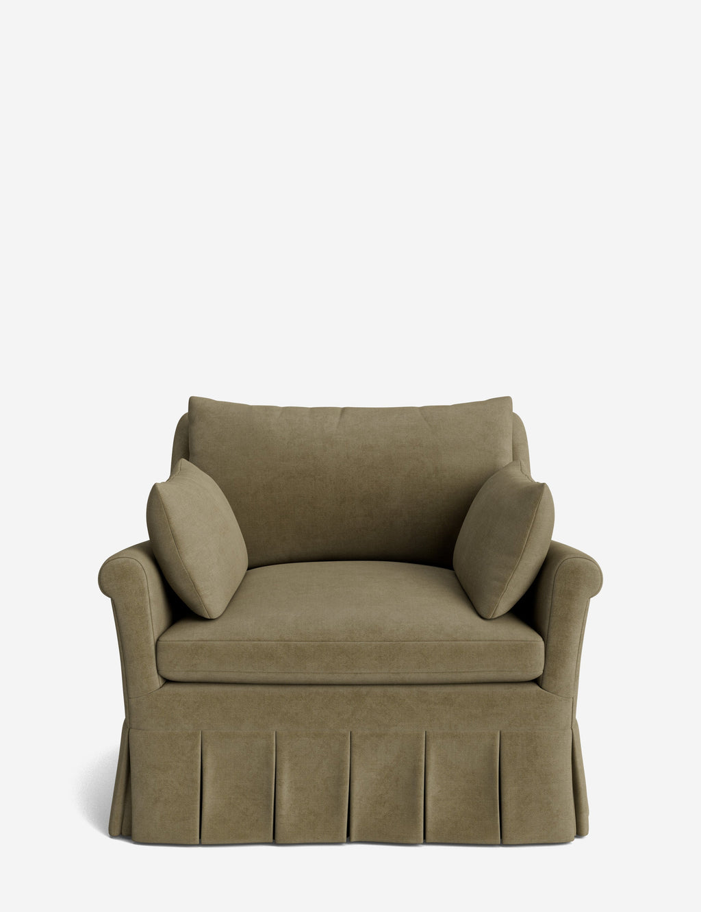 Lulu and Georgia - Portola Rolled Arm Pleated Accent Chair