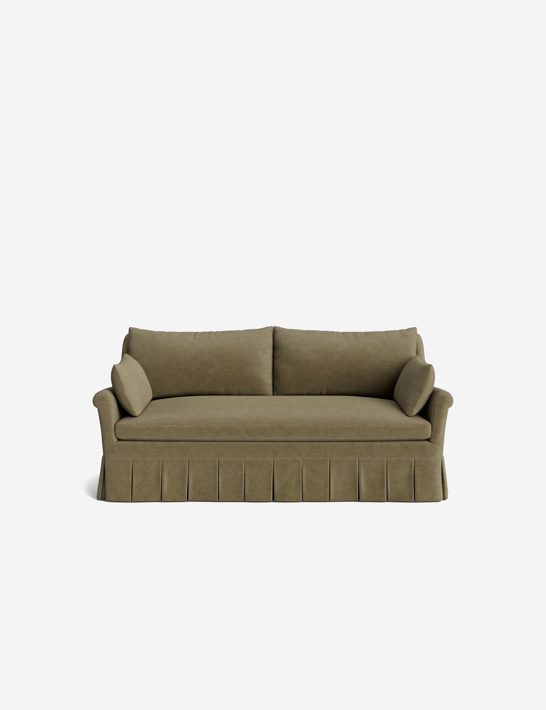 Lulu and Georgia - Portola Rolled Arm Pleated Sofa