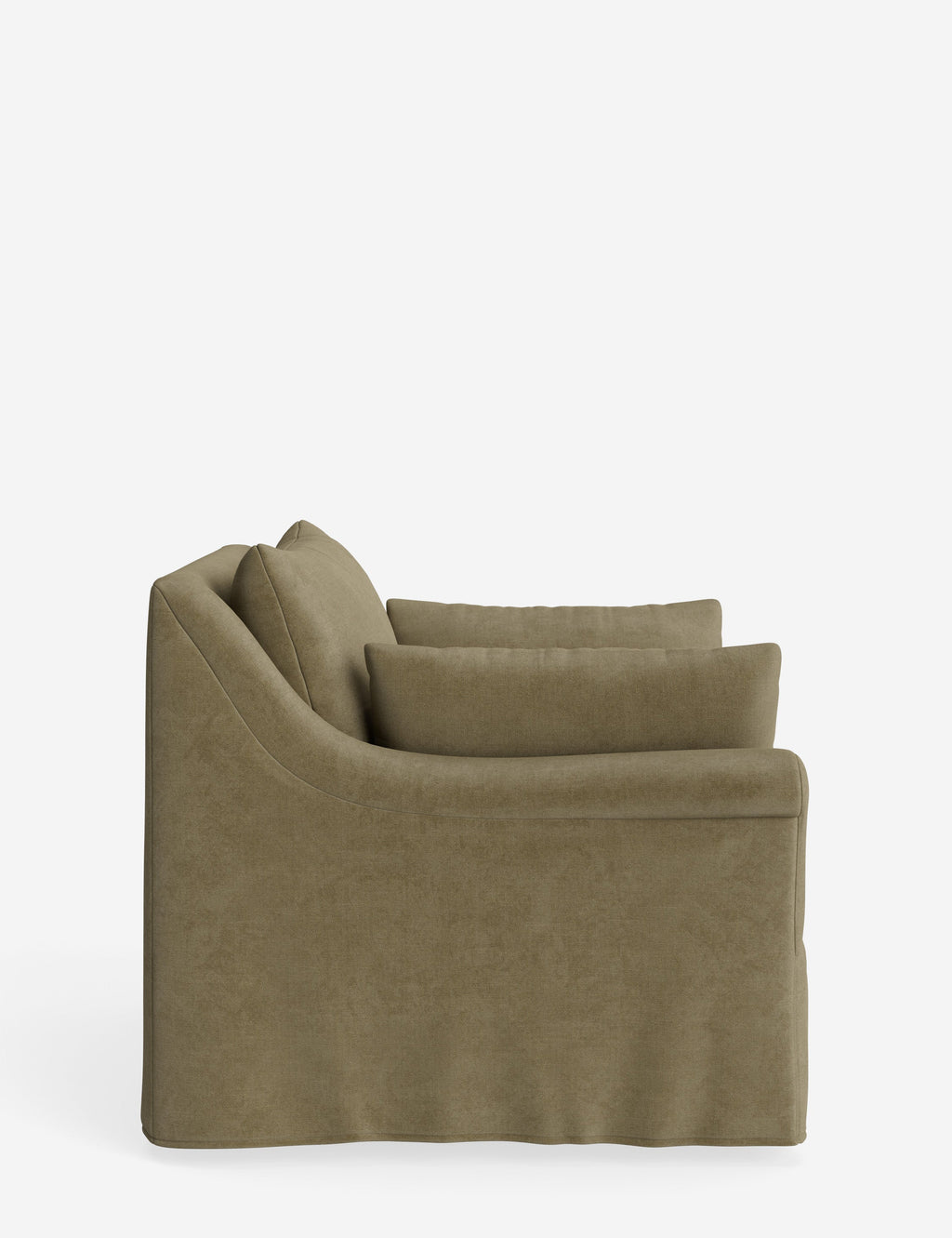 Lulu and Georgia - Portola Rolled Arm Slipcover Chair