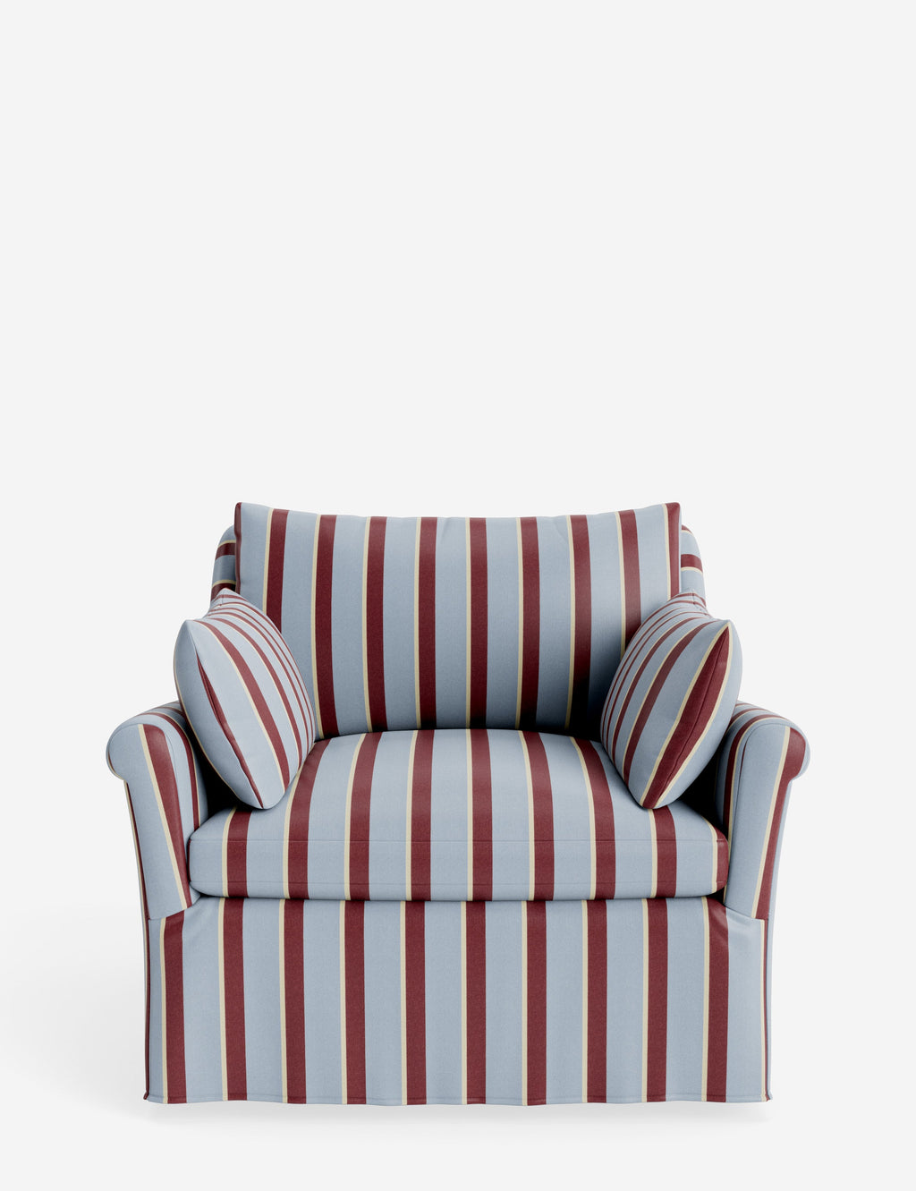 Lulu and Georgia - Portola Rolled Arm Slipcover Chair