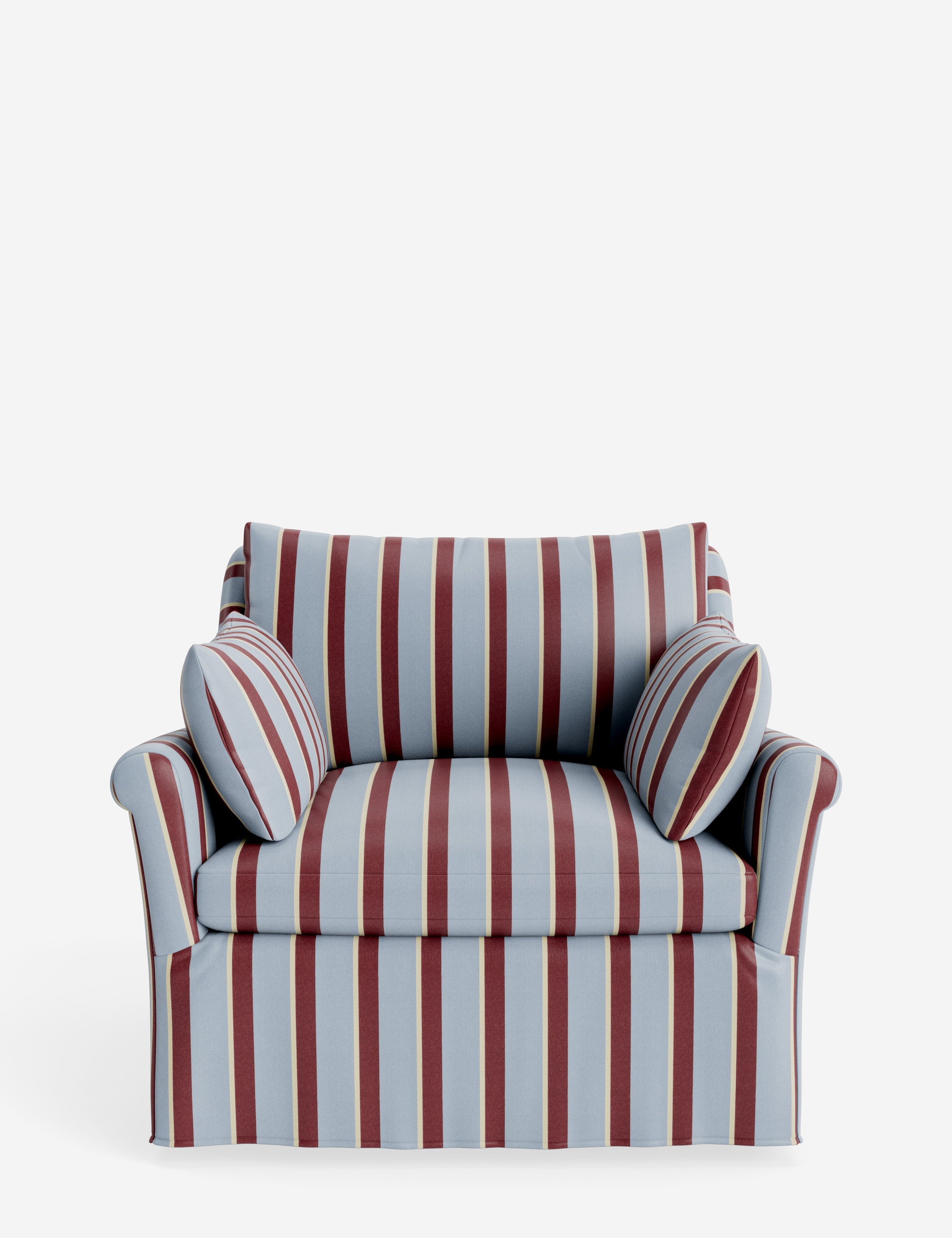 Lulu and Georgia - Portola Rolled Arm Slipcover Chair